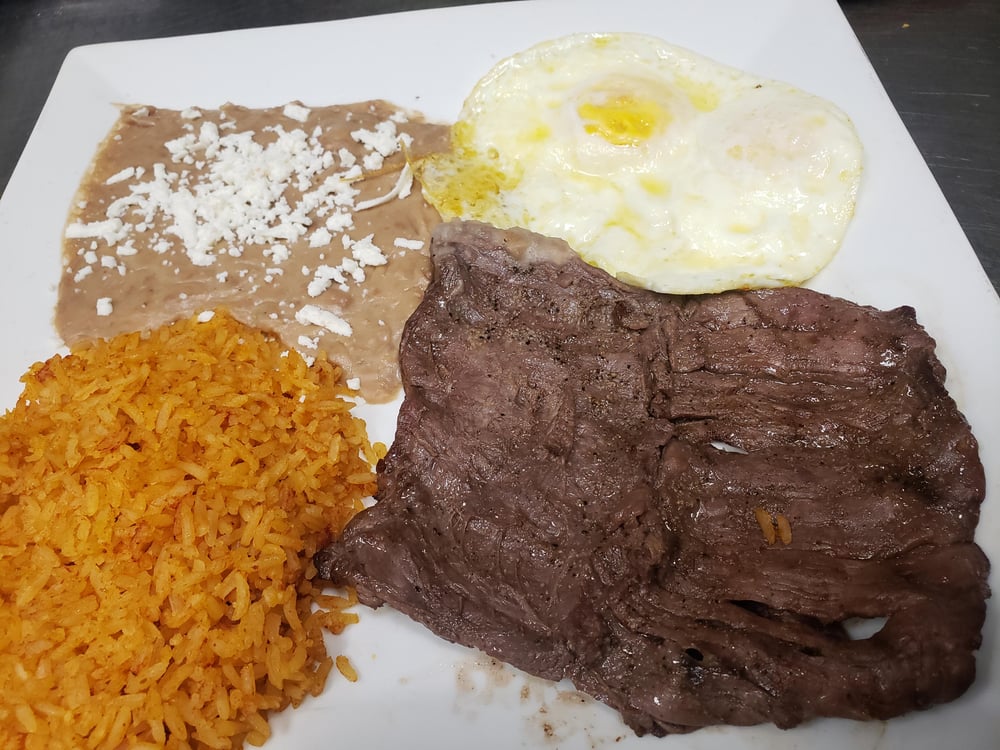 Carne Asada and Eggs
