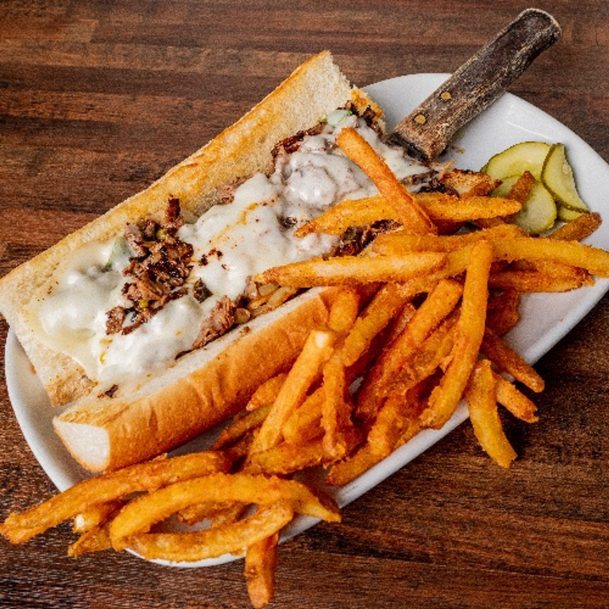 Philly Cheese Steak Sandwich