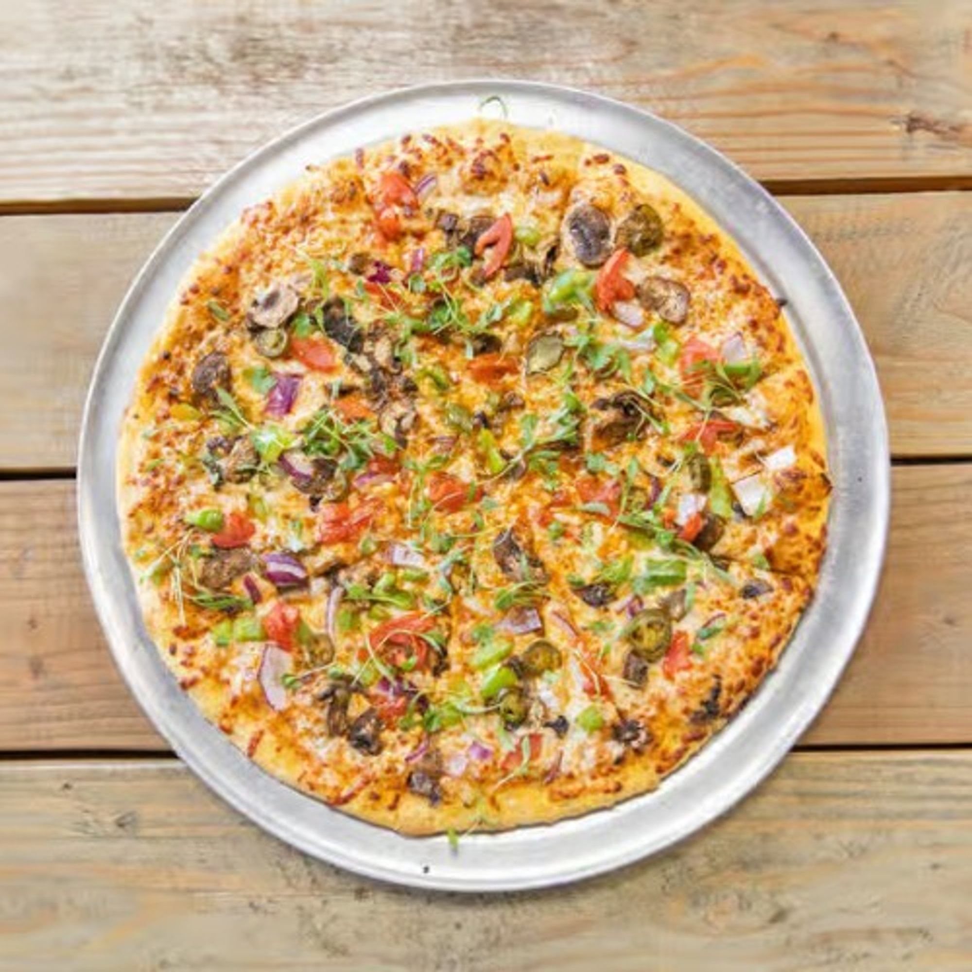 Curry Veggie Pizza