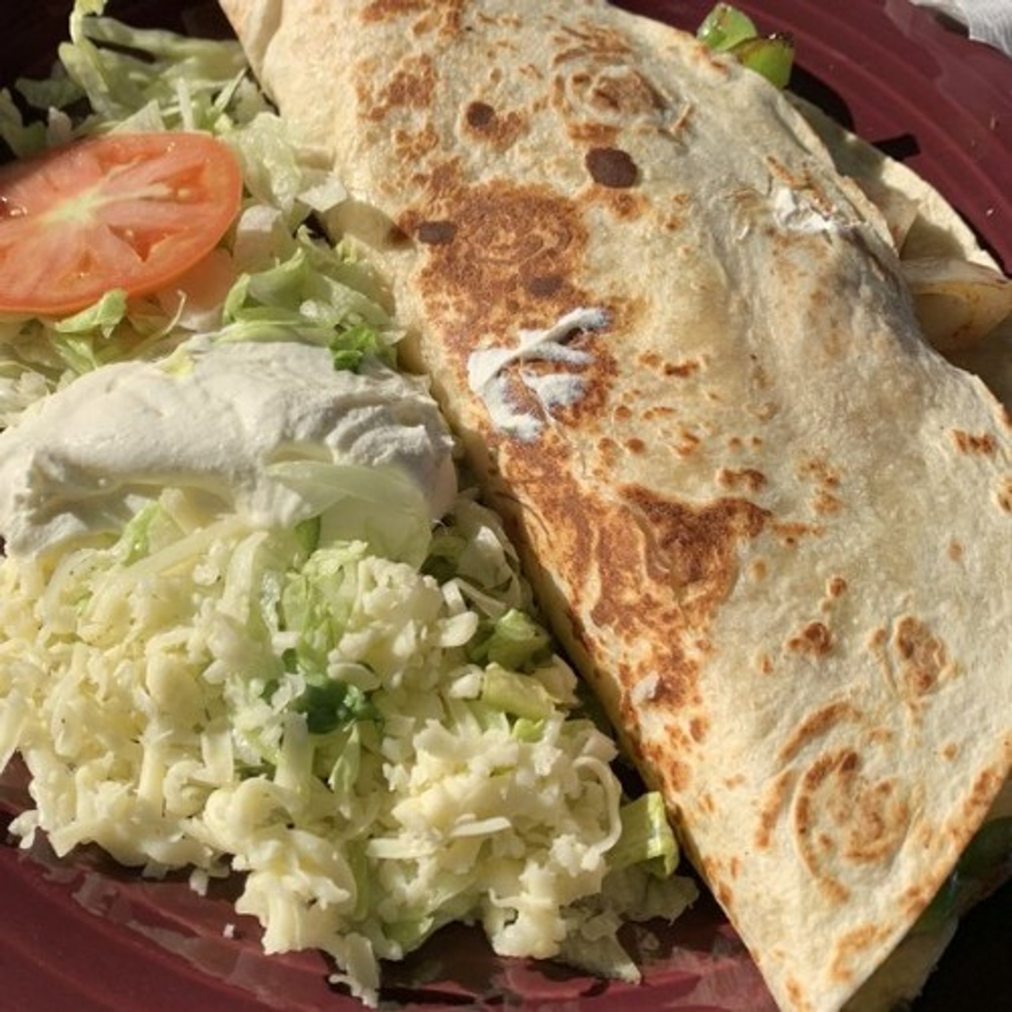 Fiesta Shrimp Quesadilla