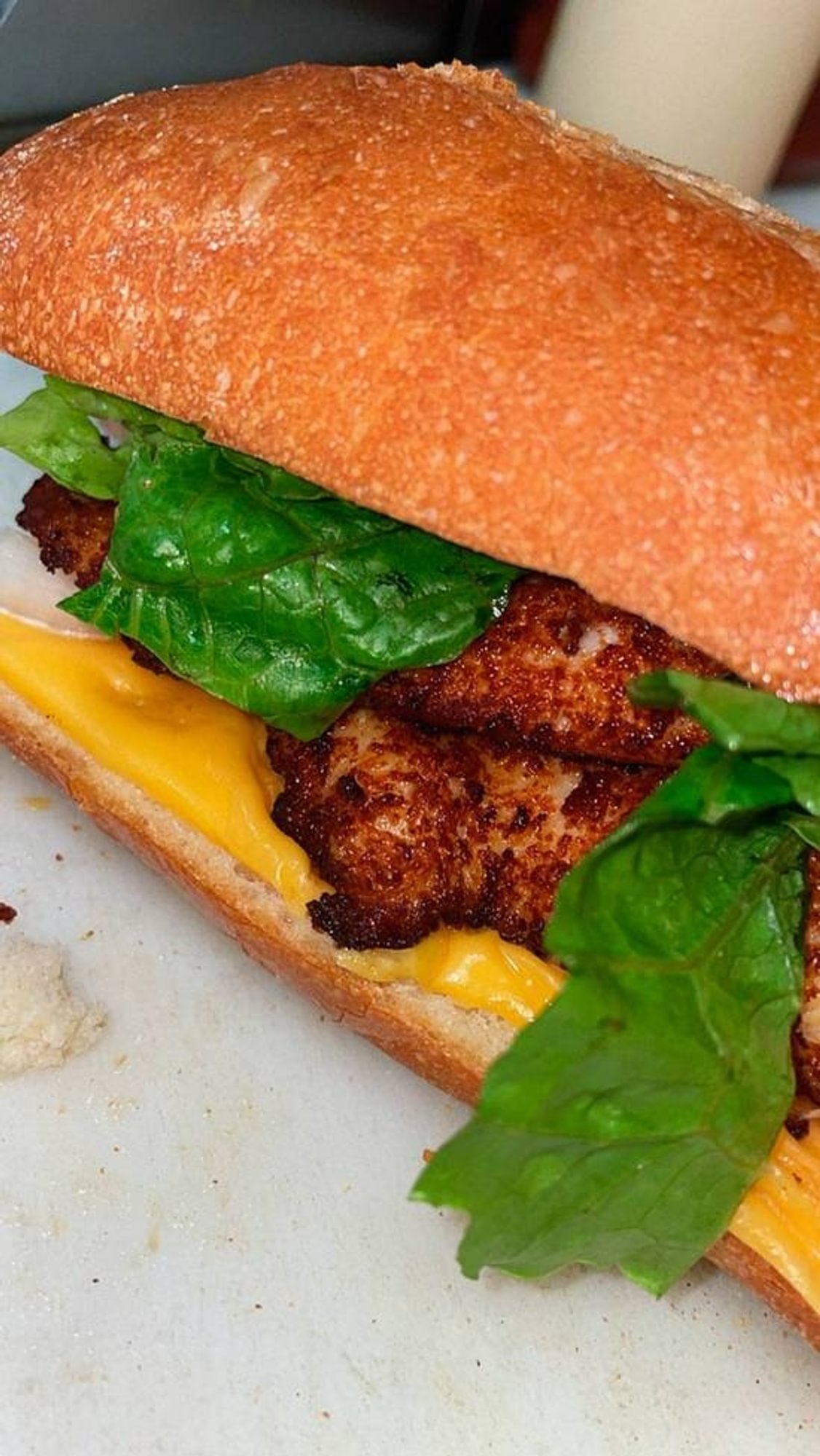 Fresh Breaded Chicken Cutlet Deluxe Sandwich