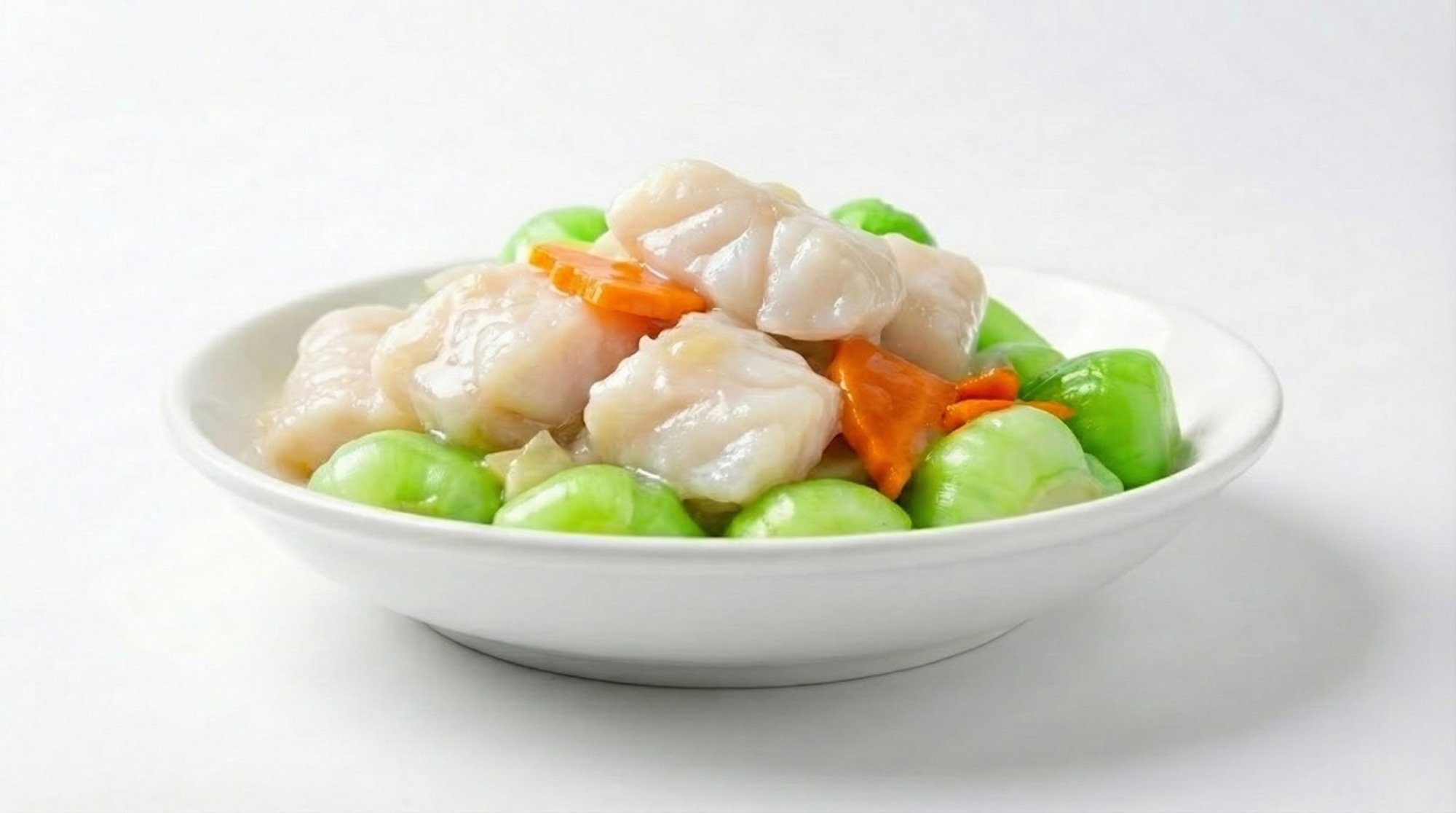 Fish and Baby Bok - Clear Garlic Sauce