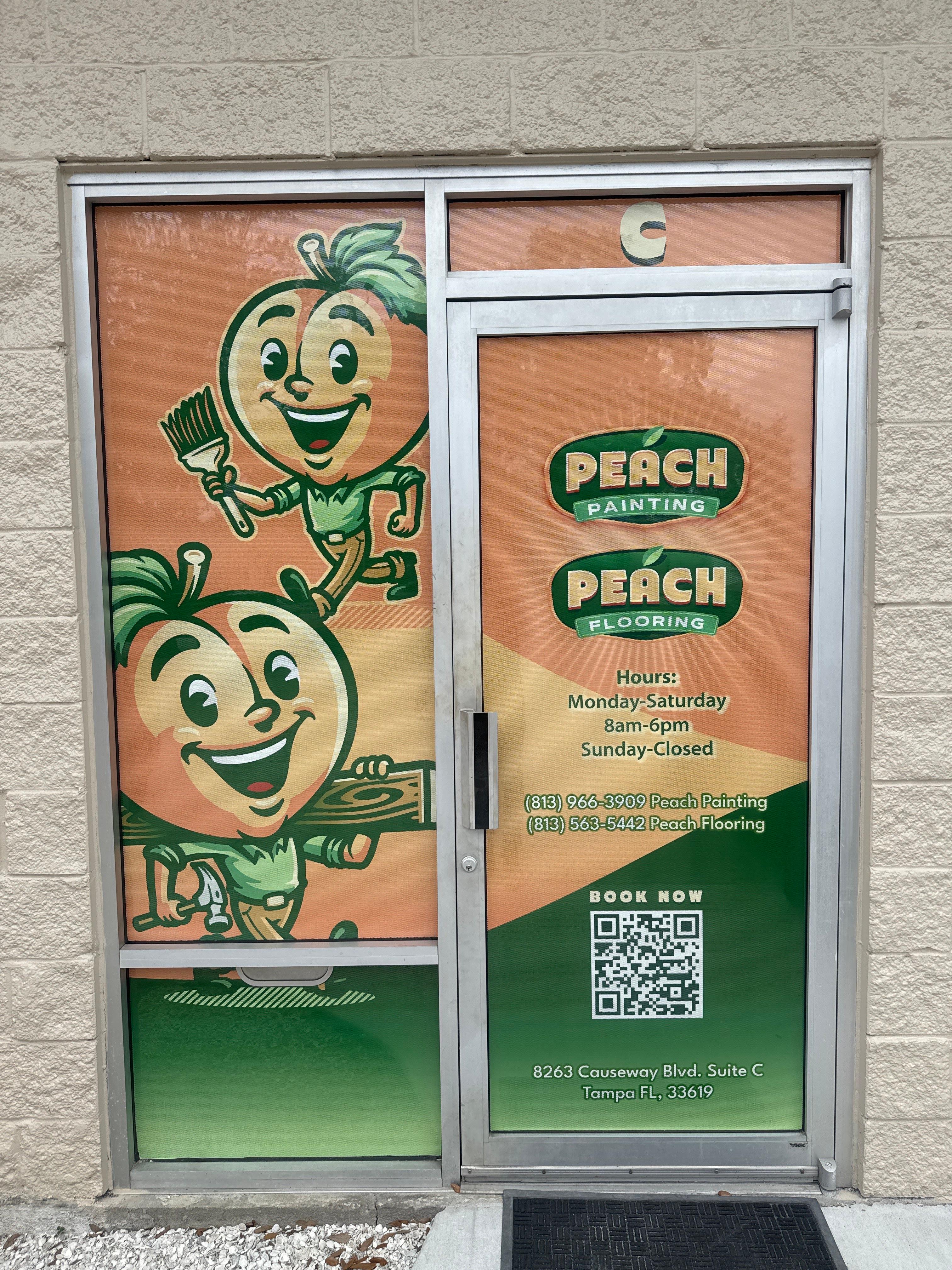 Peach Painting Image