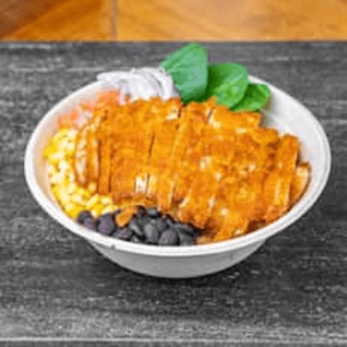 Breaded Chicken Rice Bowl