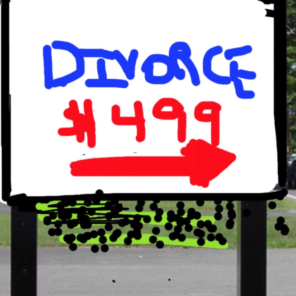 Yes! Divorce $499.  We're real people looking forward to saving you money! Ask about the One Signature Divorce! WeThePeopleStores.com