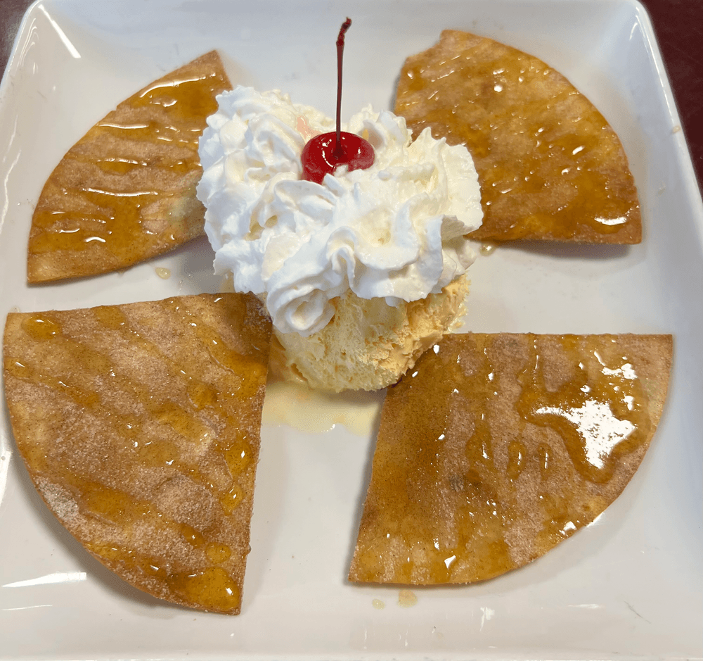 Sopapillas with Ice Cream