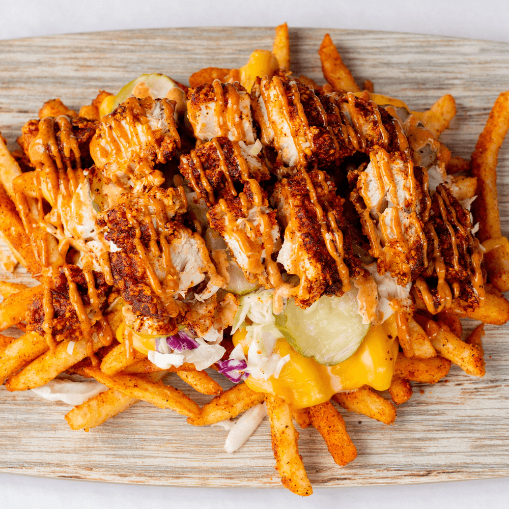 2 Chopped tenders smashville fries