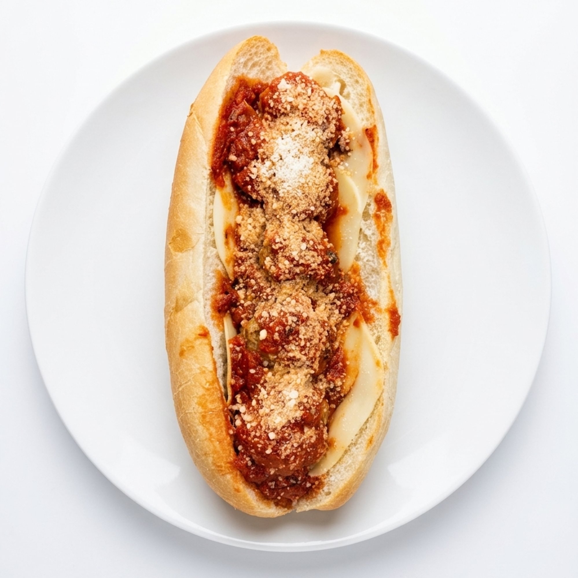 Meatball Parmigiana Sub
