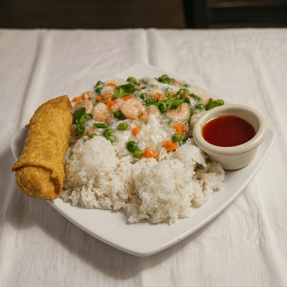 Fresh Baby Shrimp with Lobster Sauce Combo