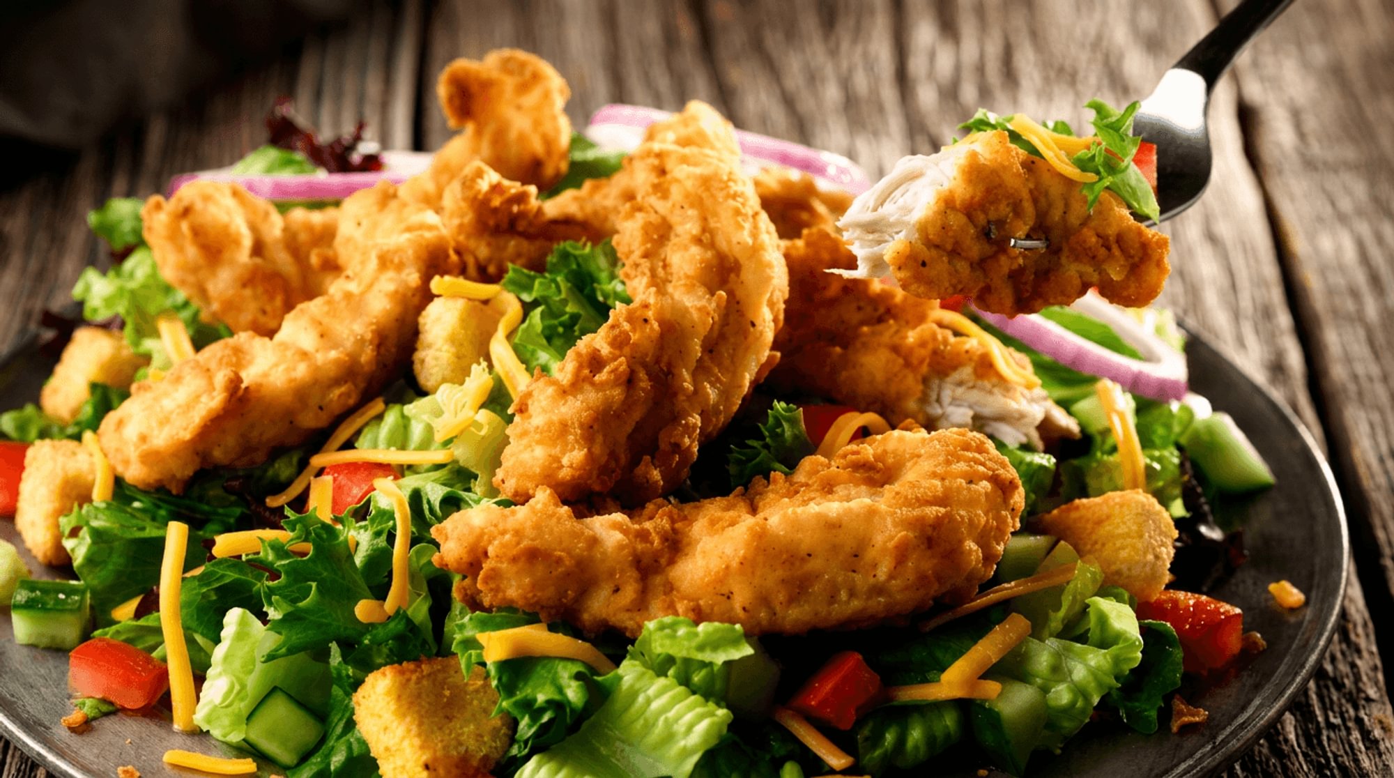 Chicken Finger Salad