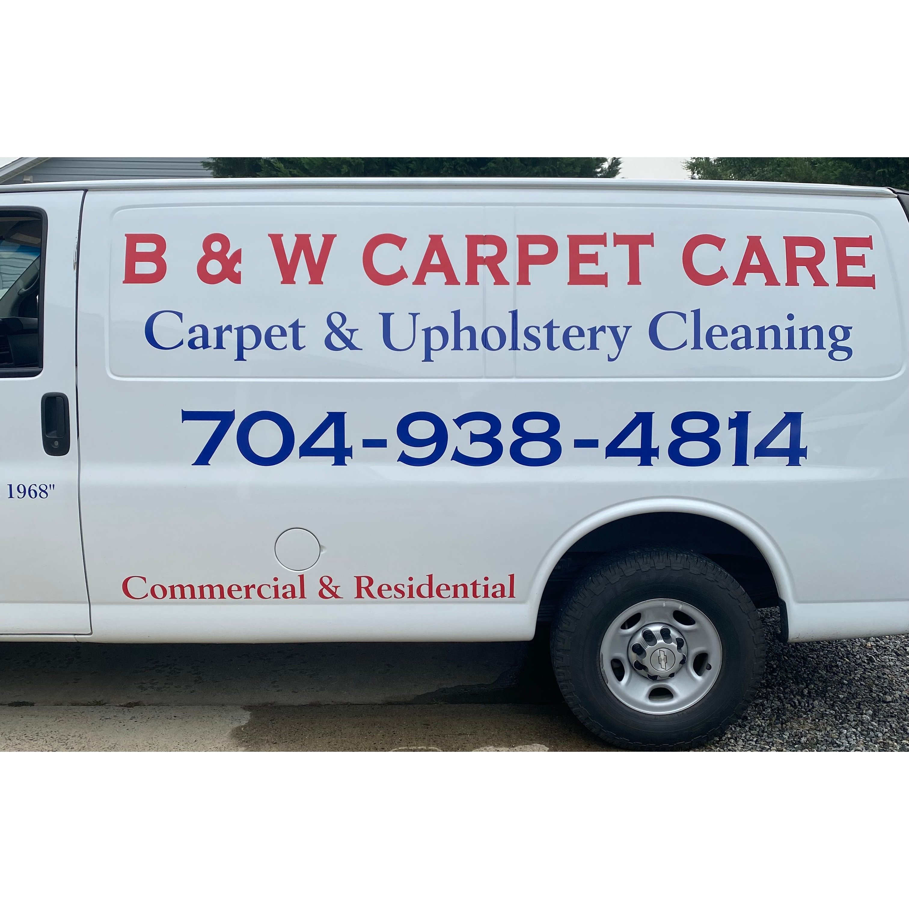 B &amp; W Carpet Care Logo