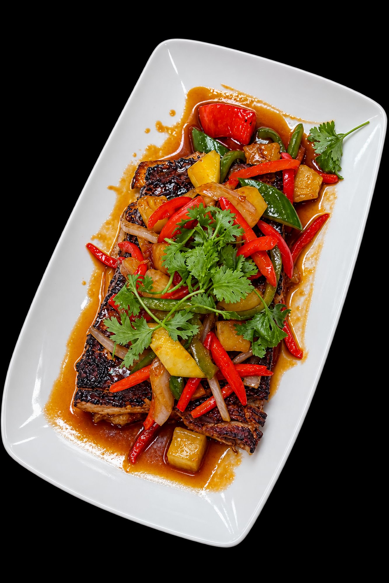 Smoked Sweet & Sour Pork Ribs