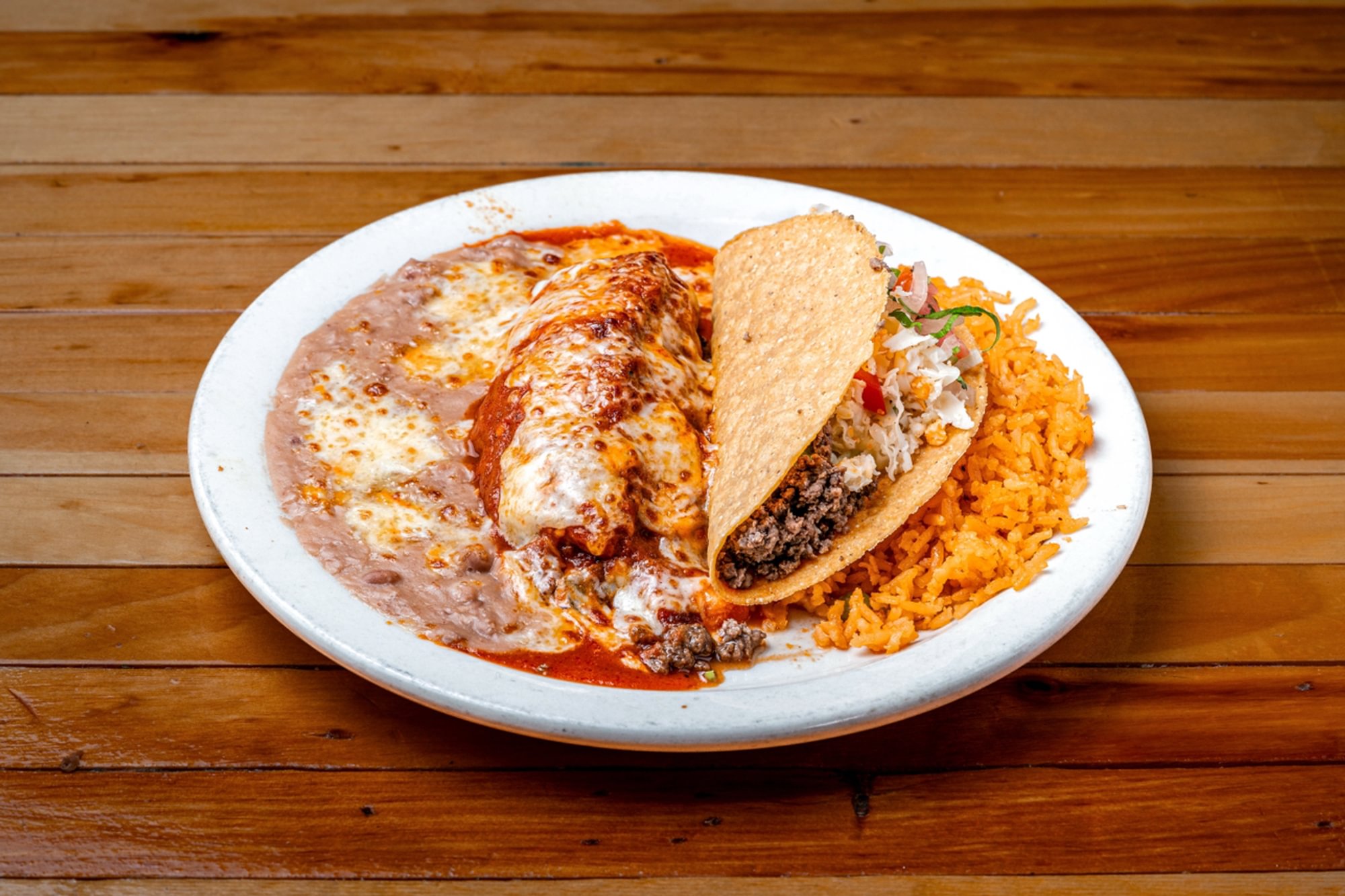 5. Taco y Chile Relleno Combo