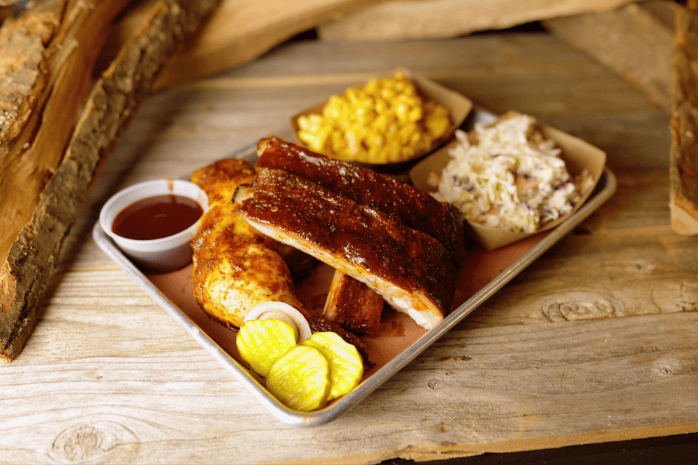 Rib and Chicken Platter