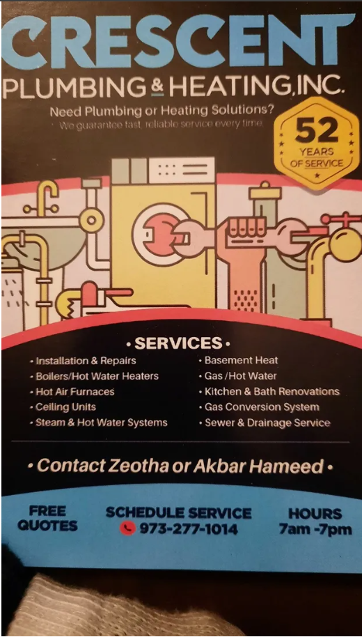 Crescent Plumbing &amp; Heating Logo