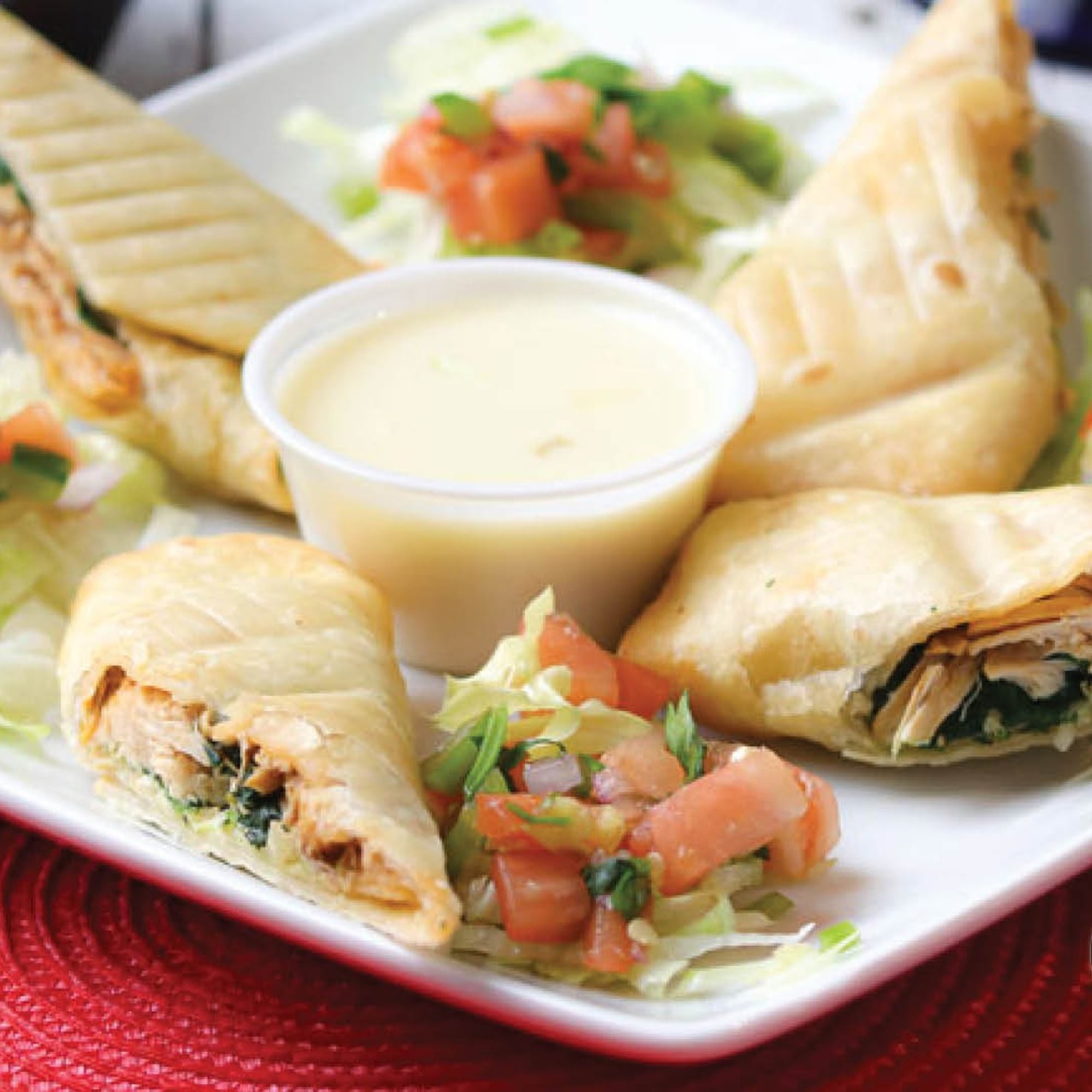 Mini Chicken Chimis
