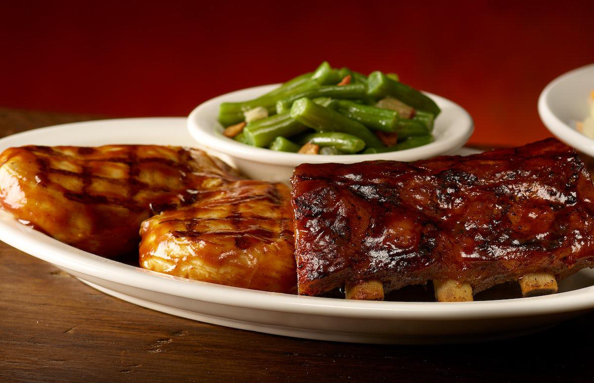 Grilled BBQ Chicken & Ribs