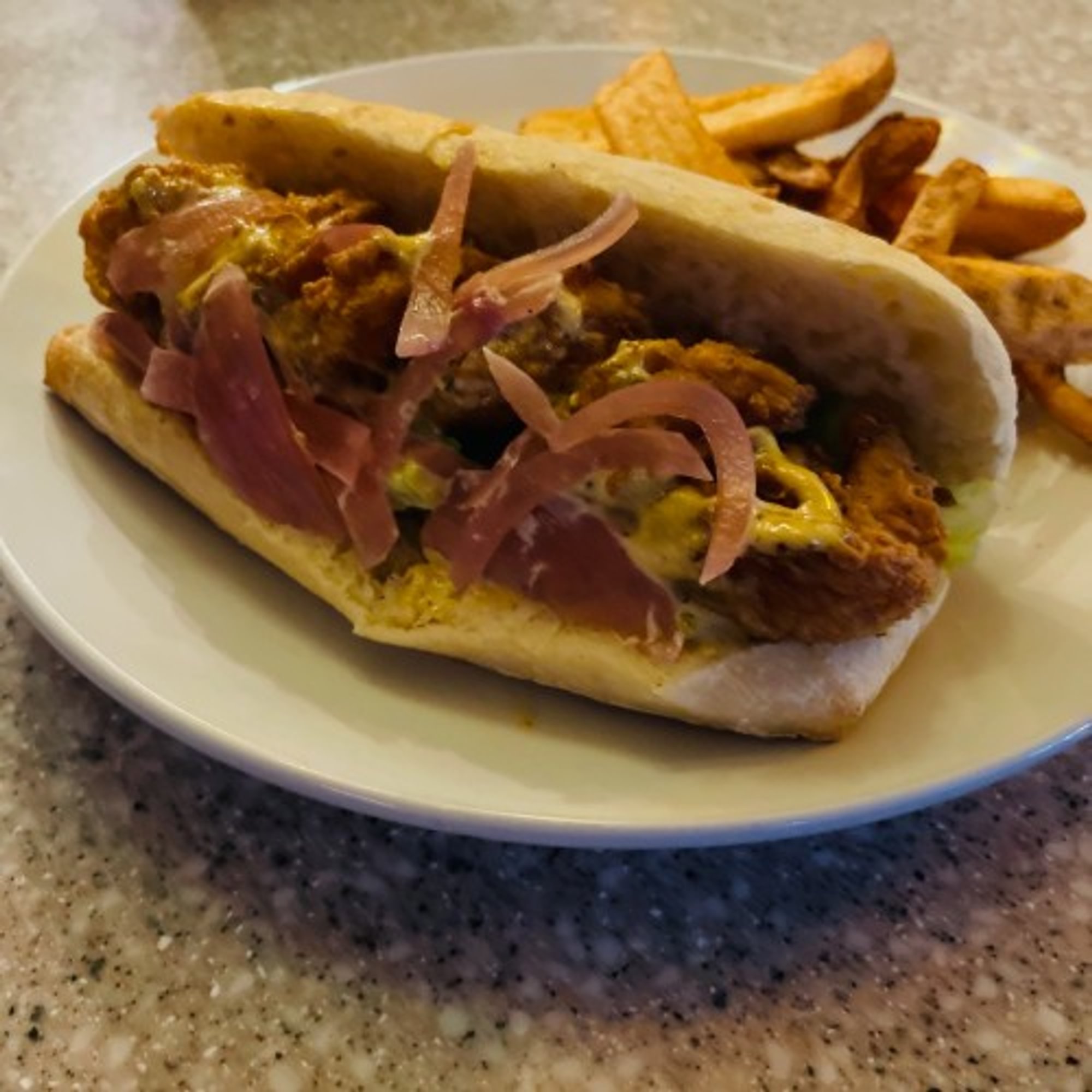 Lunch Deep South Po' Boy Sandwich