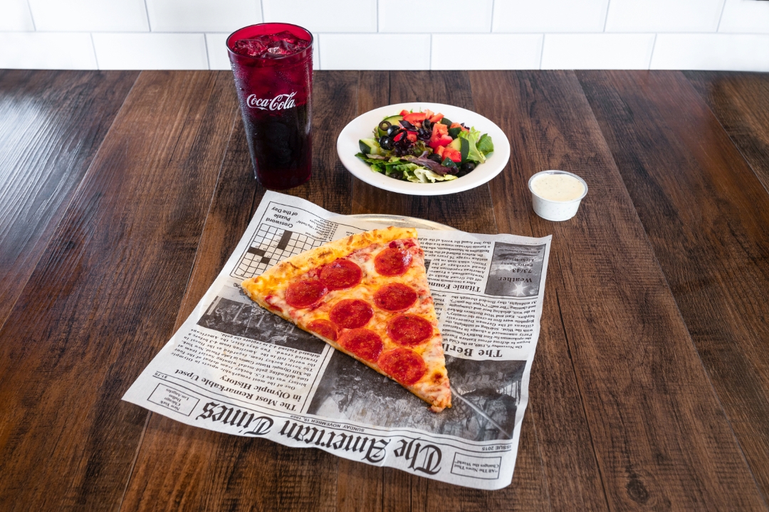 Single Slice + Salad & Drink Special