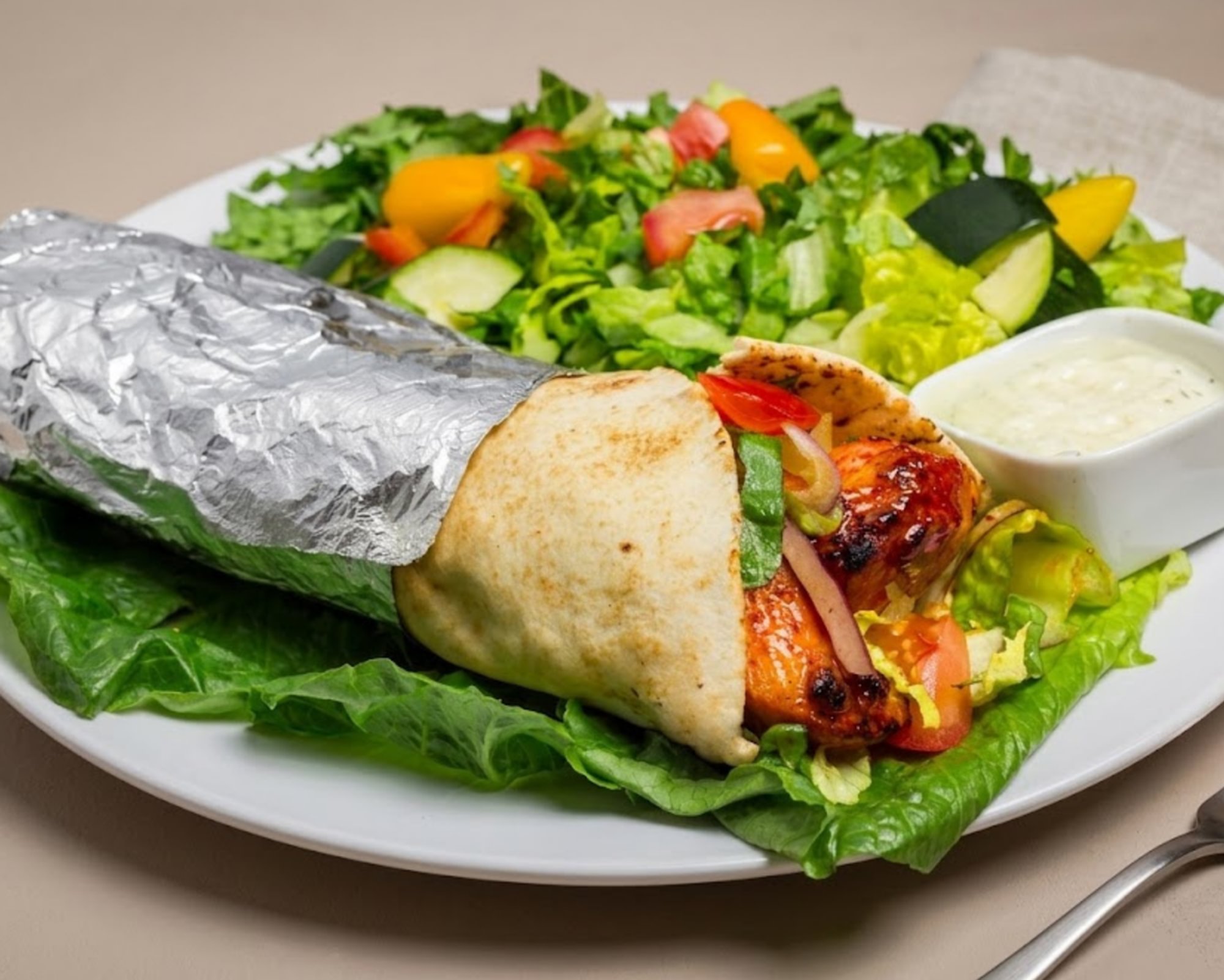 17. Chicken Kabob Wrap
