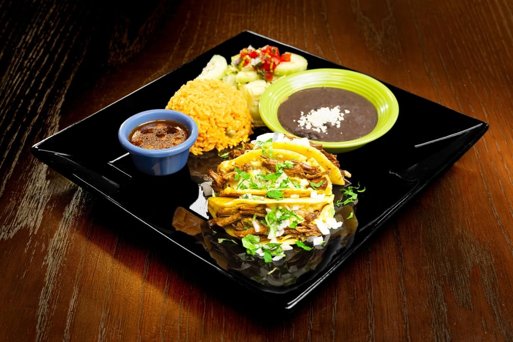 Quesa-Birria Taco Plate