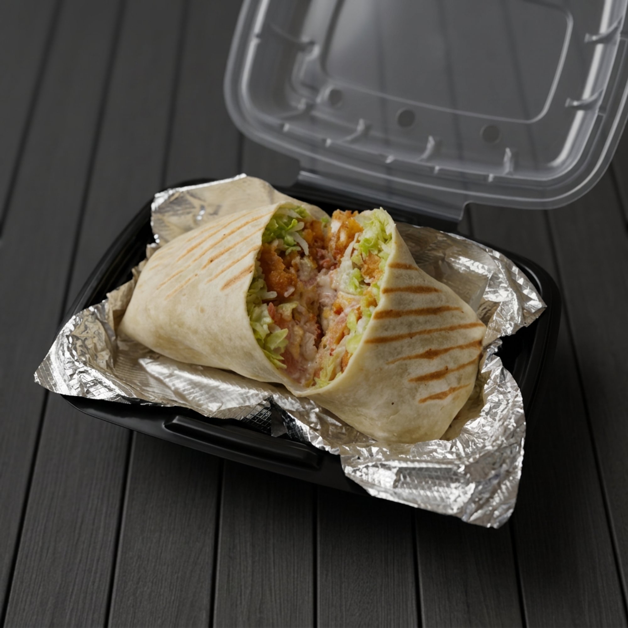 Crispy Chicken Bacon Wrap