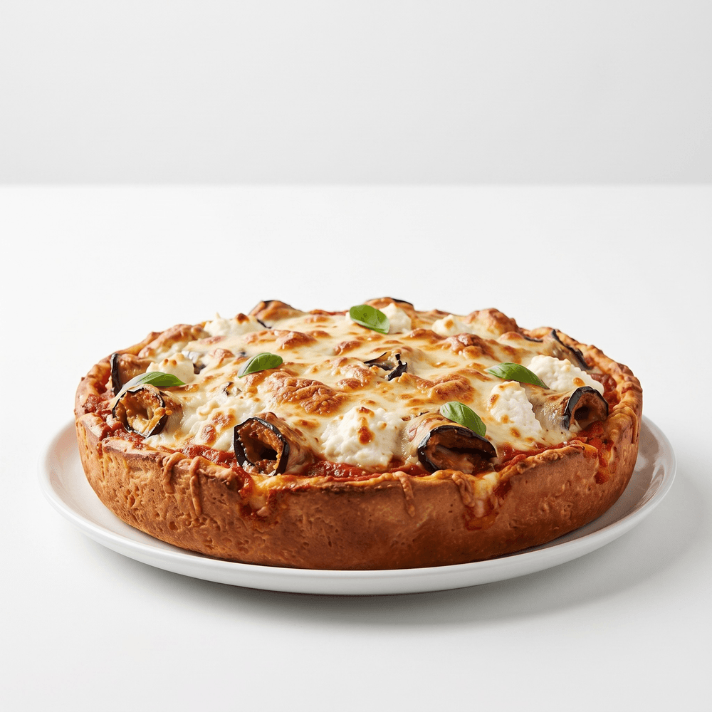 Eggplant Rollatini Pizza