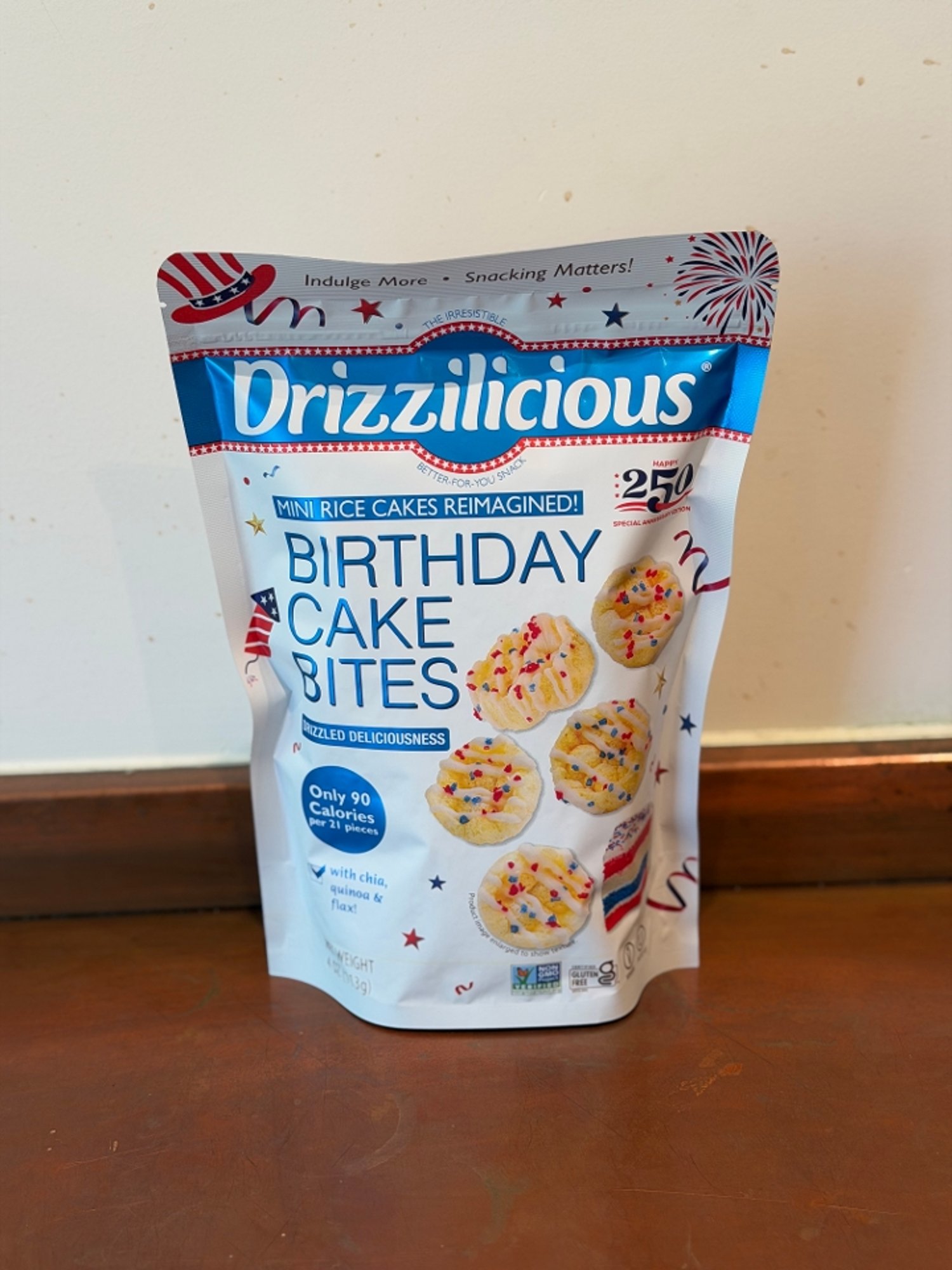 Gluten Free Drizzilicious Mini Birthday Cake Bites
