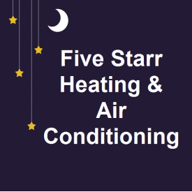 Five Starr Heating &amp; Air Conditioning Logo