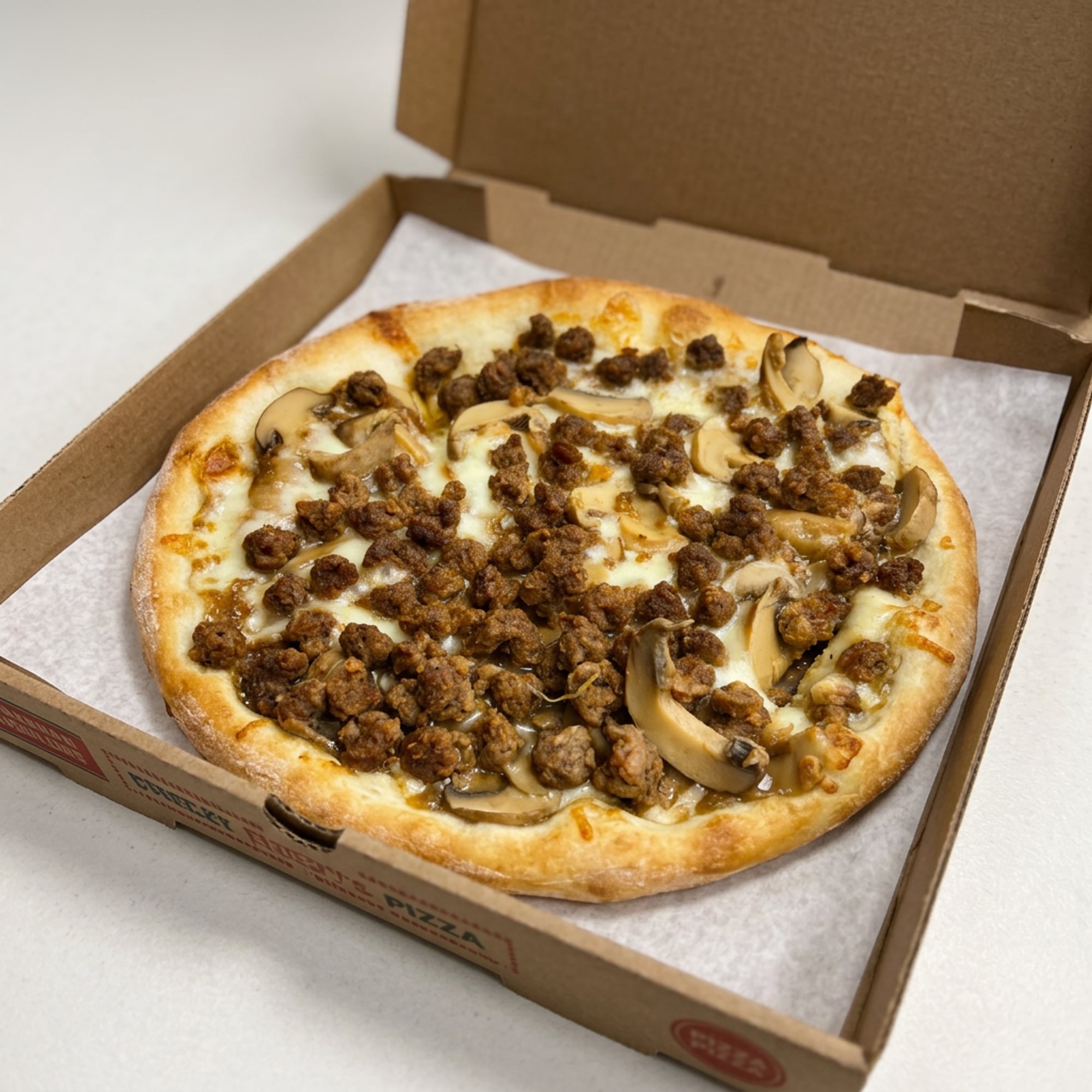 Mushroom Swiss Pizza