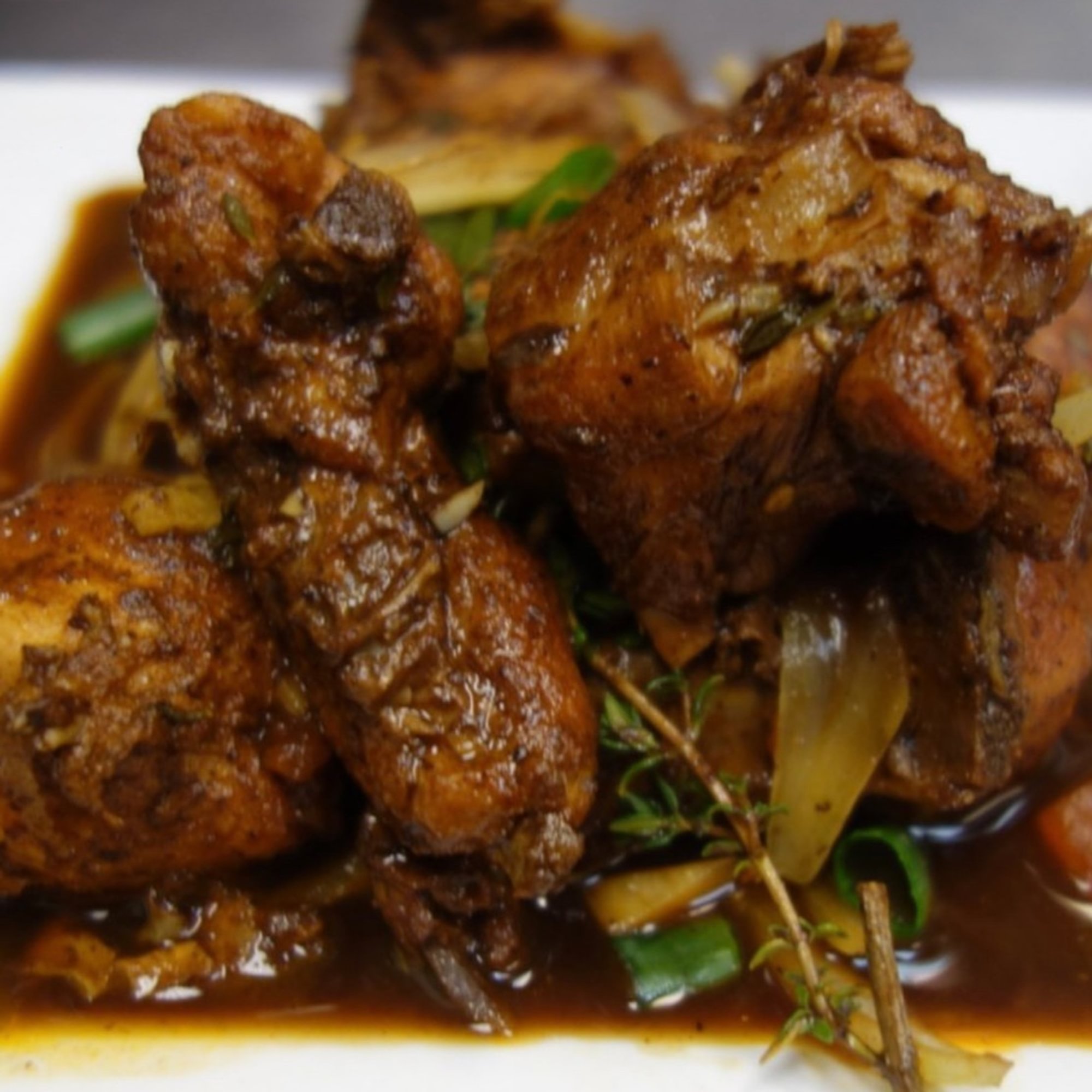 Brown stew Chicken special