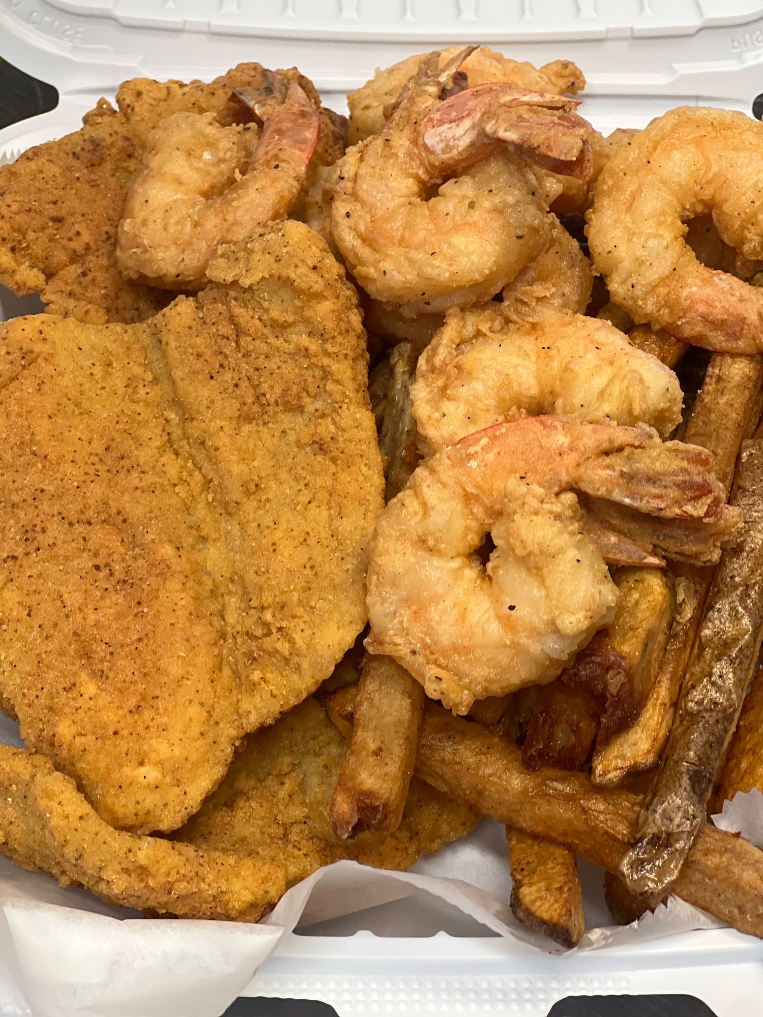 Shrimp And Fish.