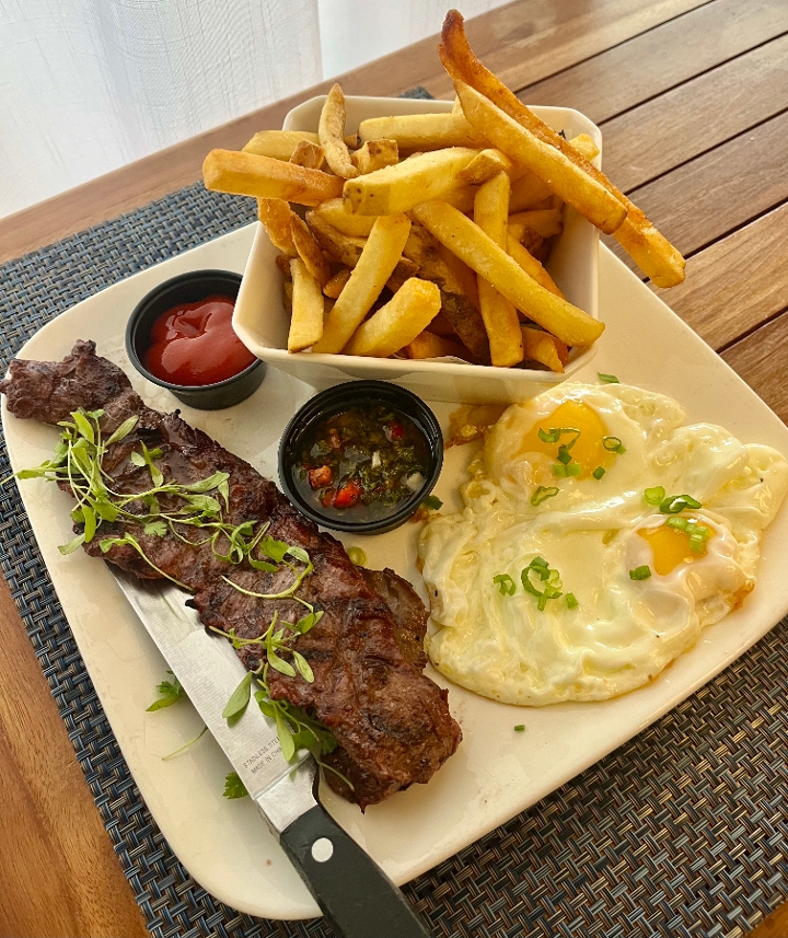 Skirt Steak & Eggs