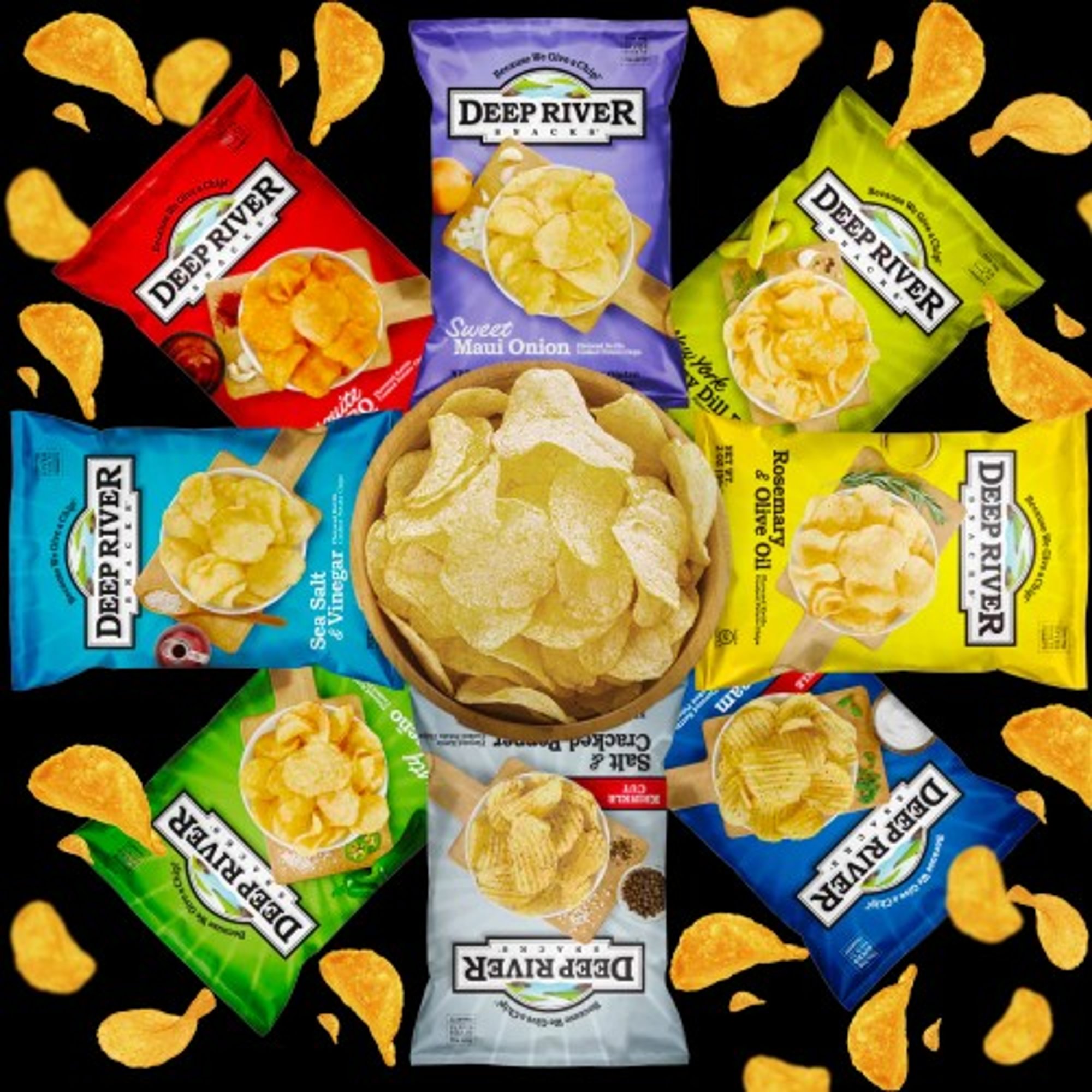 Large deep river chips