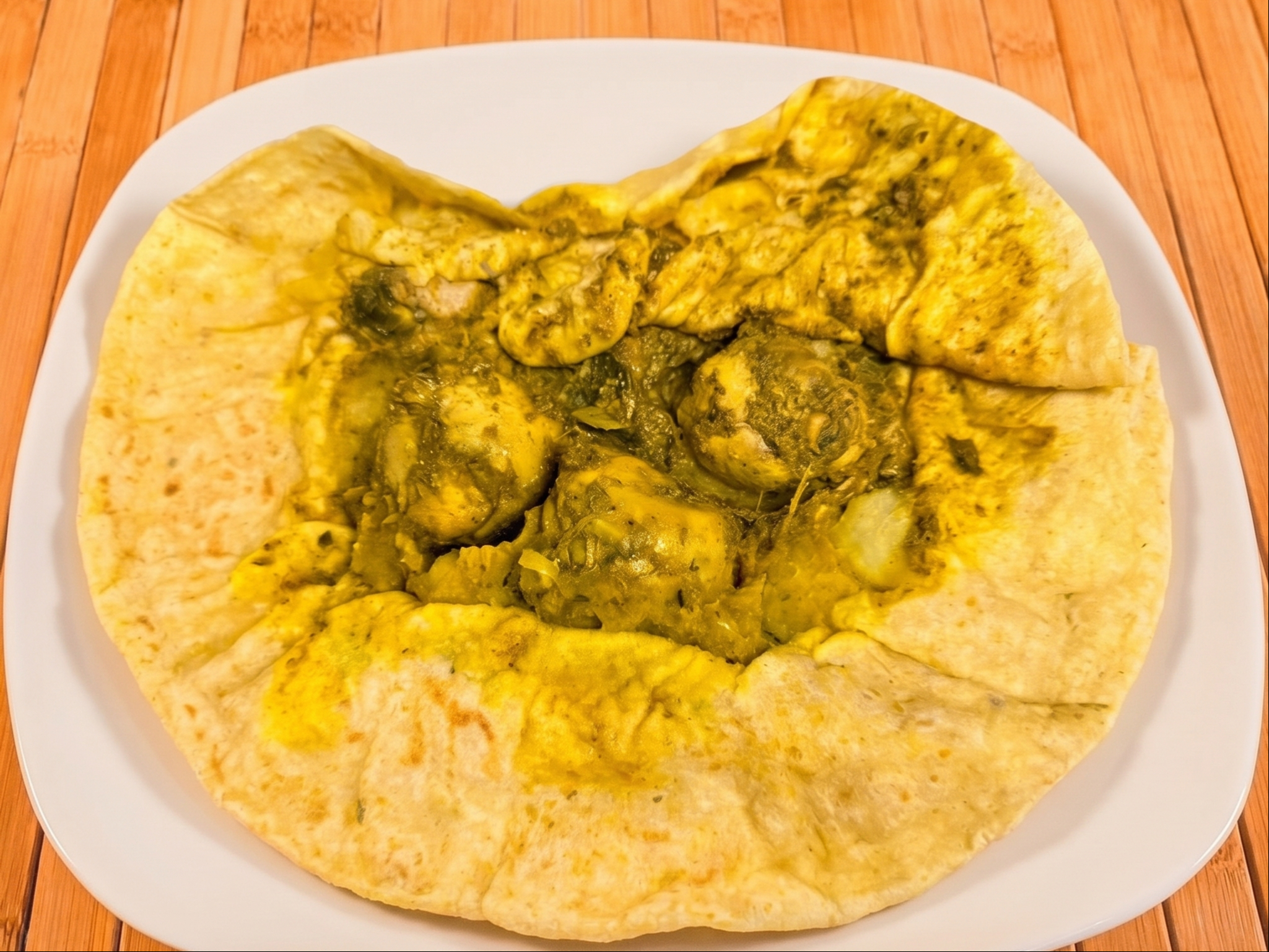 Curry Chicken Roti