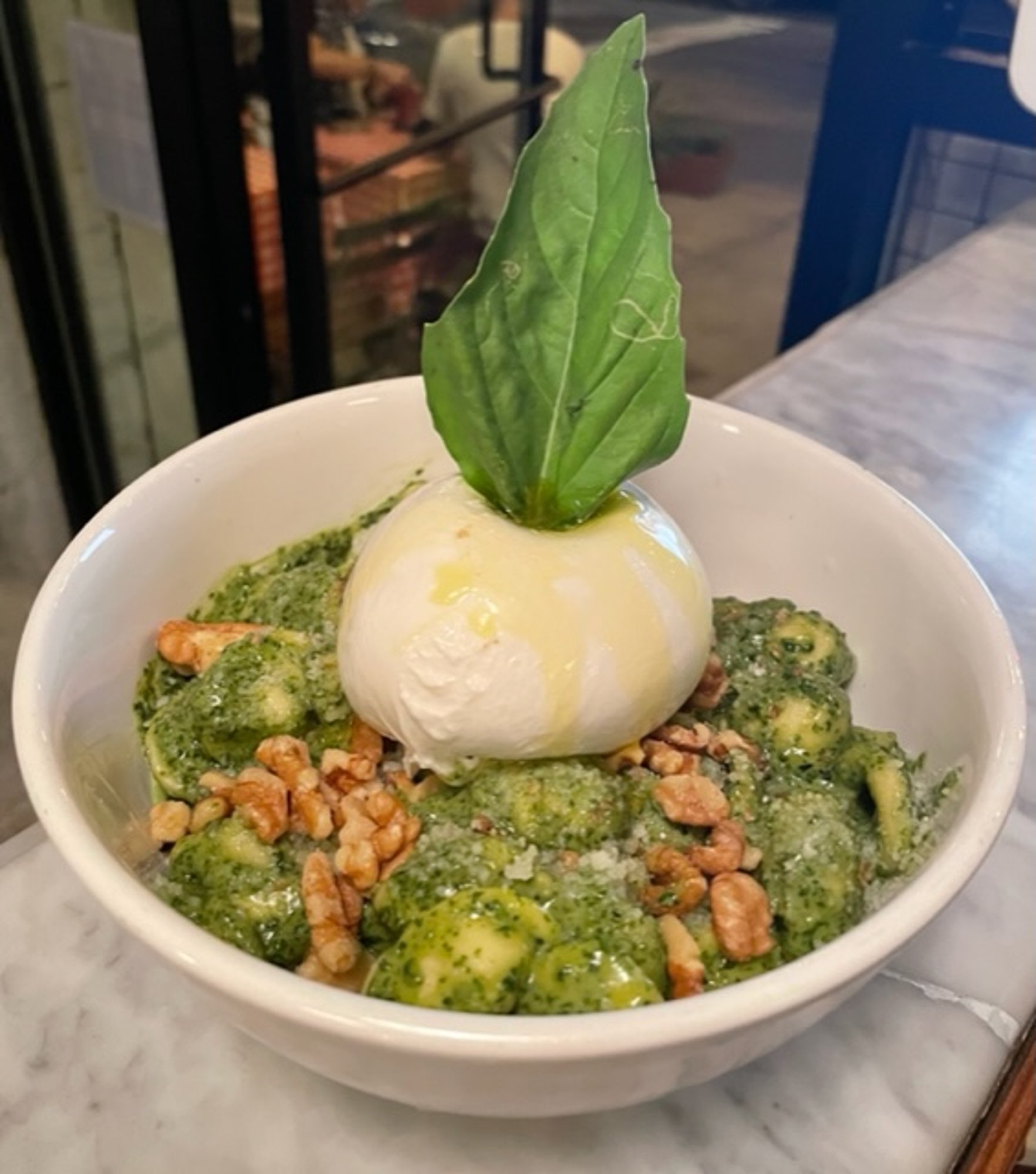 Orecchiette pesto