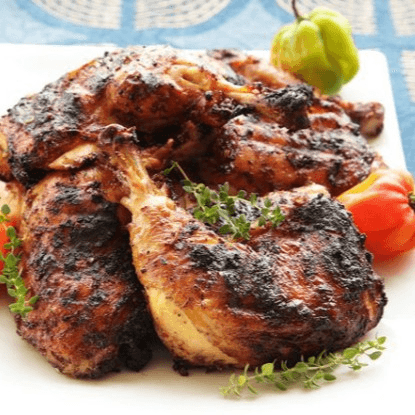 1/4 Dark Jerk Chicken