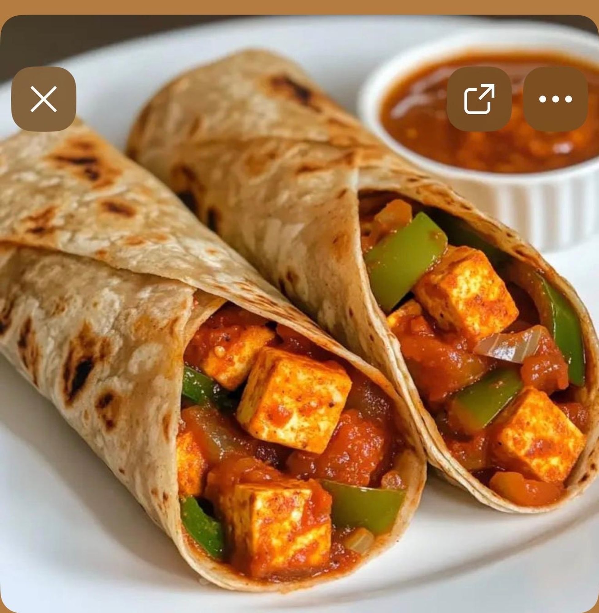 Paneer Masala Wrap