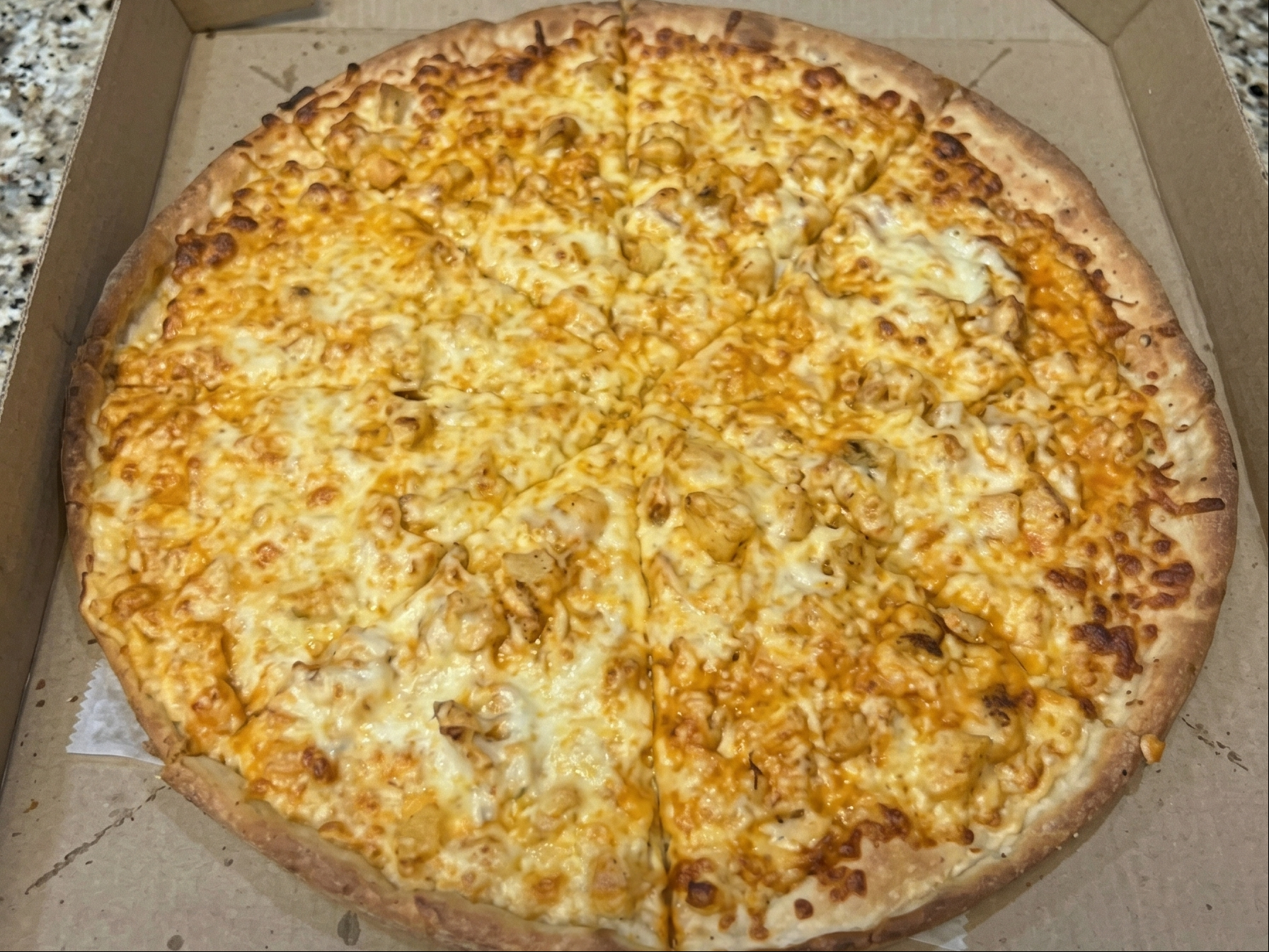 Buffalo Chicken Pan Pizza