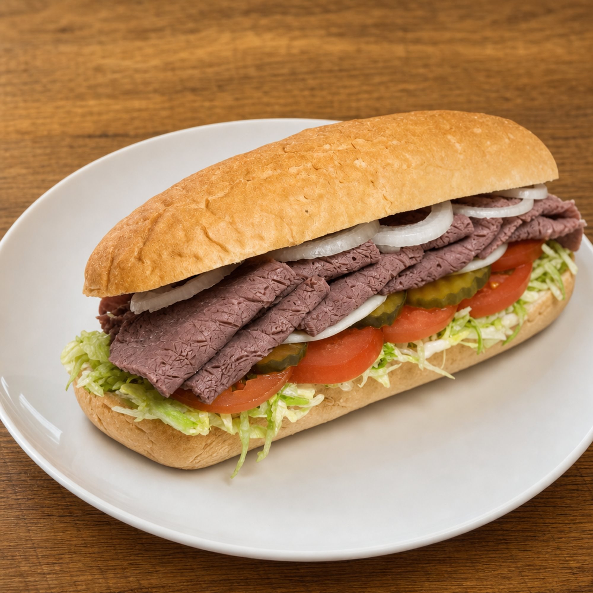 #4 Roast Beef Sub 12"