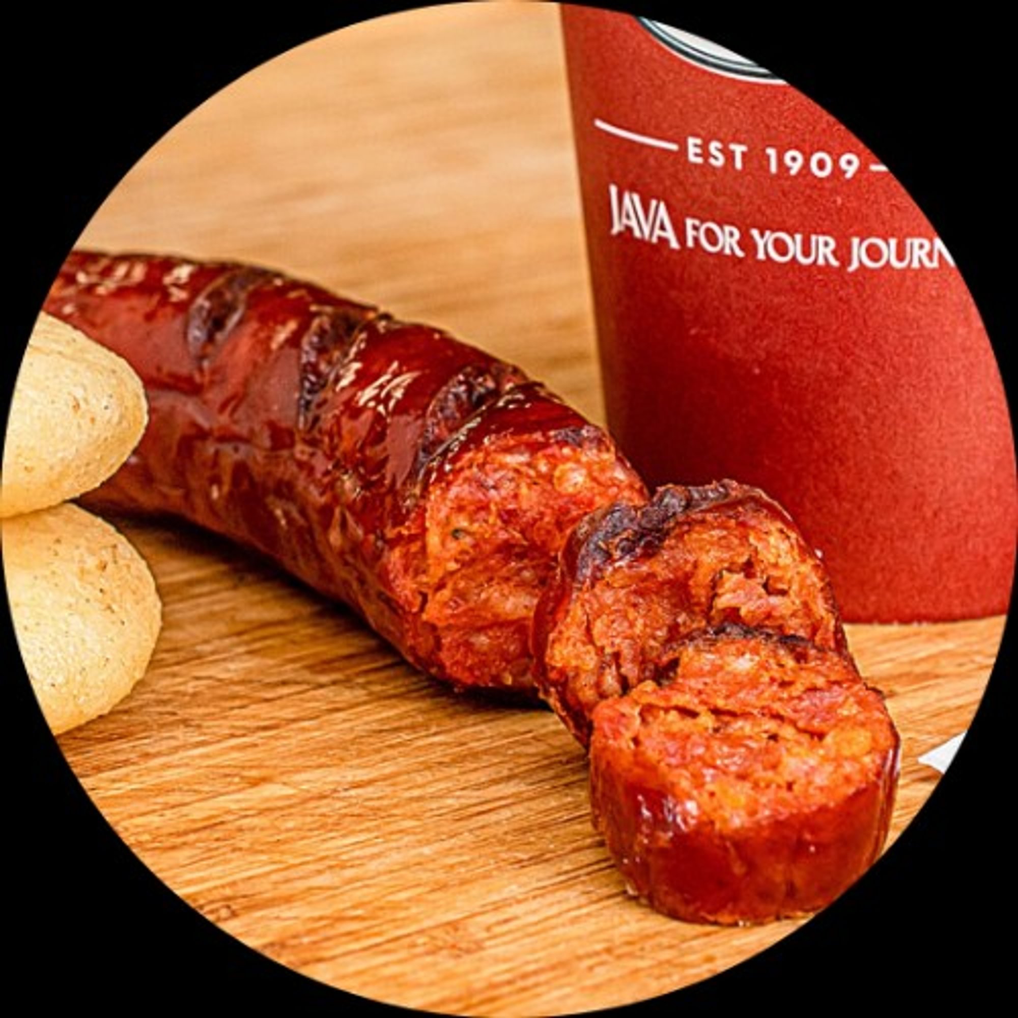 Chorizo with Mini Arepa