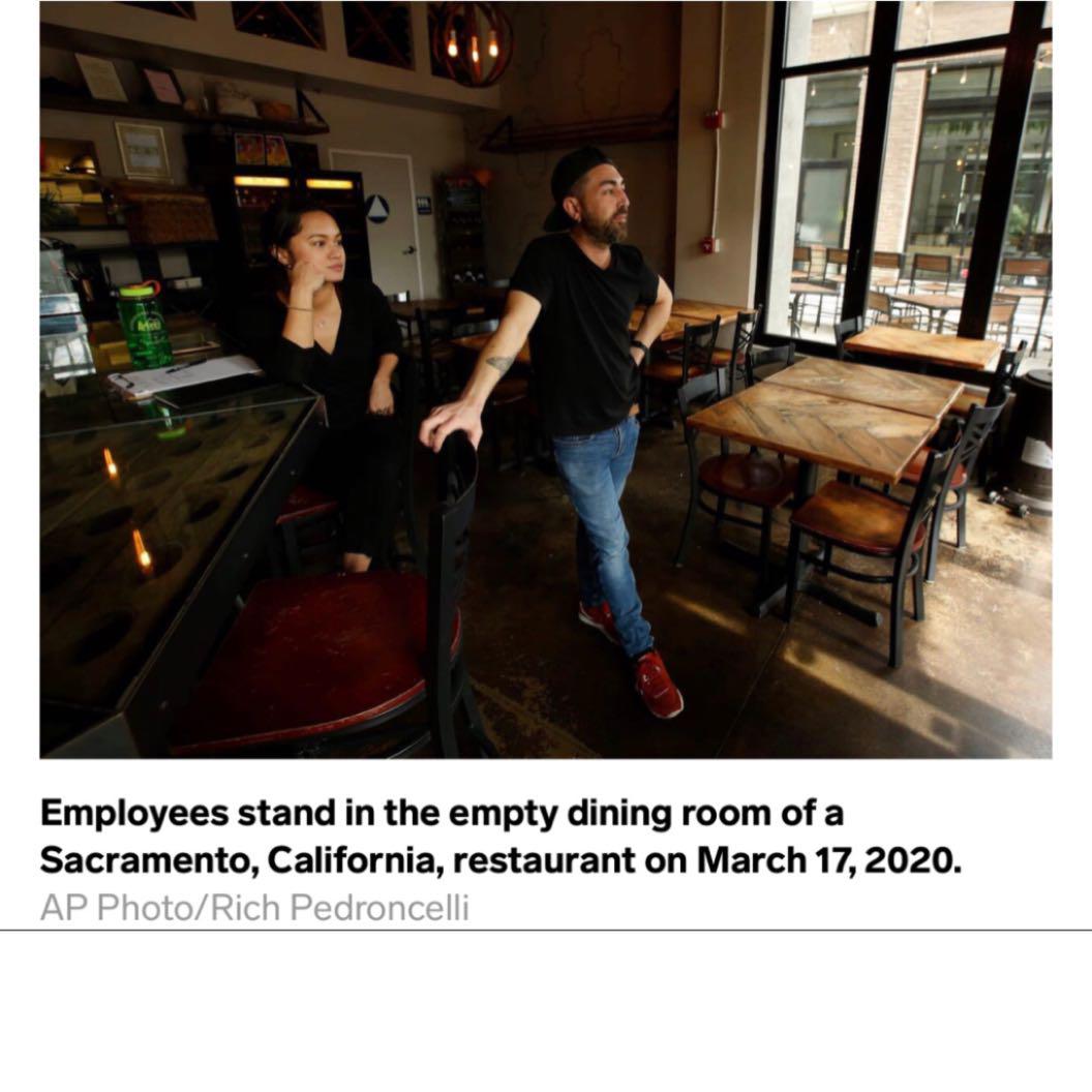 RESTAURANT APOCALYPSE: More than 110,000 restaurants expect to close up forever in the coming weeks, with millions out of work and the industry's future uncertain https://www-businessinsider-com.cdn.ampproject.org/c/s/www.businessinsider.com/coronavirus-restaurant-industry-faces-down-apocalypse-2020-3?amp  COVID19  CoronaVirus20