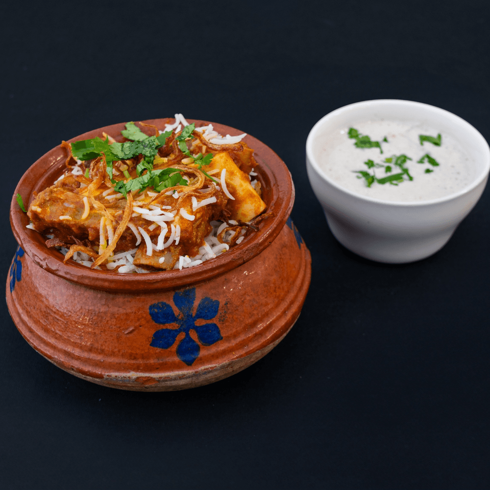 Dum Pukht Goat Biryani