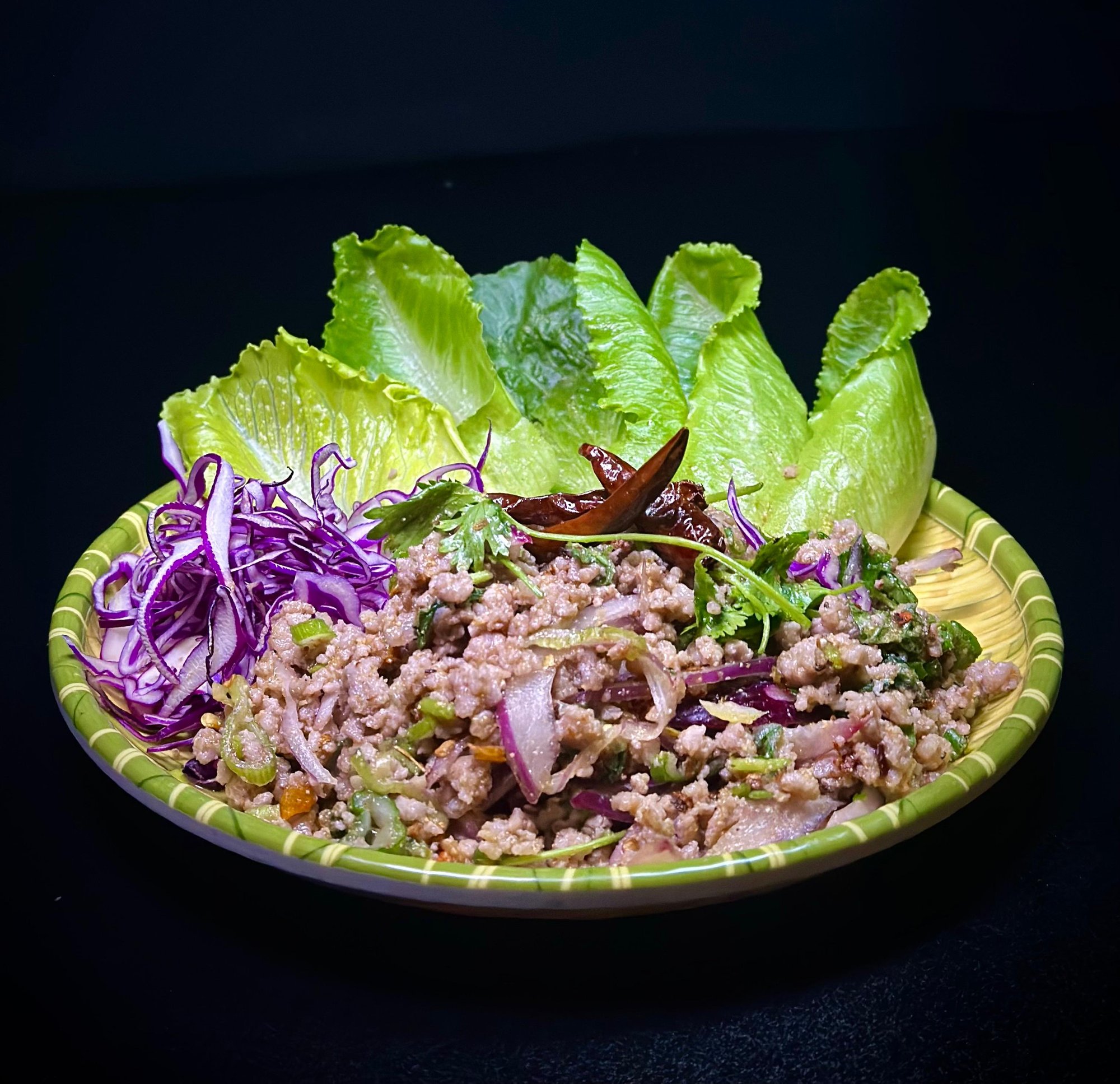 LARB THAI LETTUCE WRAP