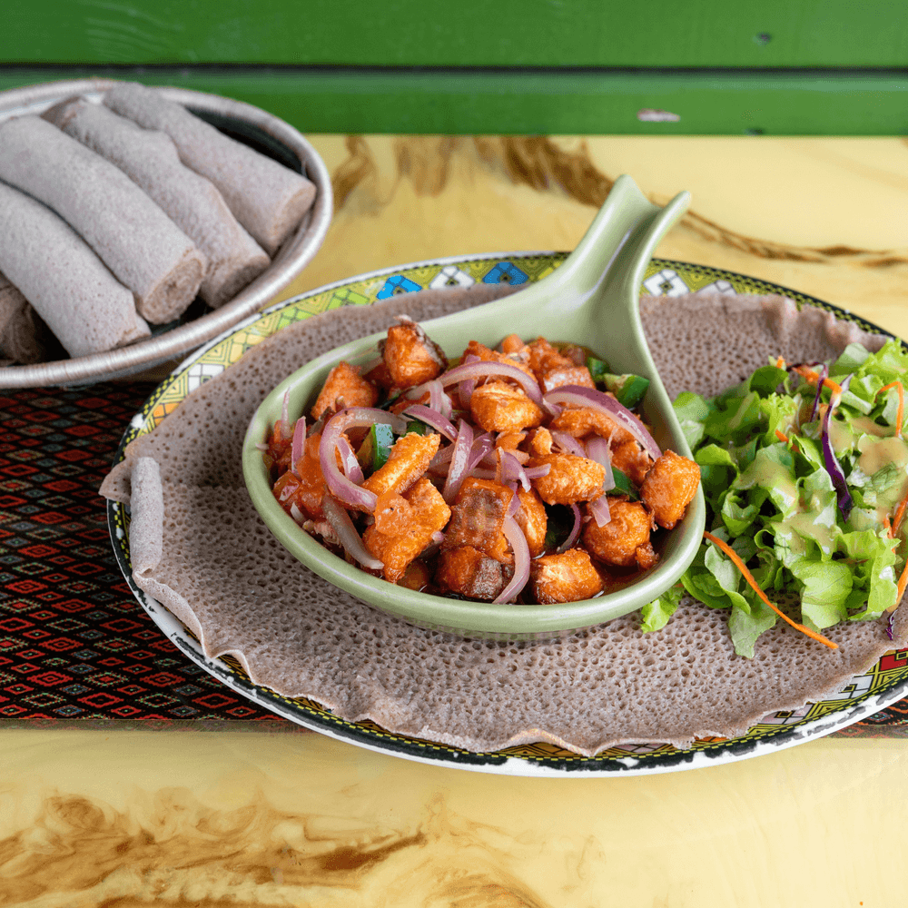 Salmon Tibs