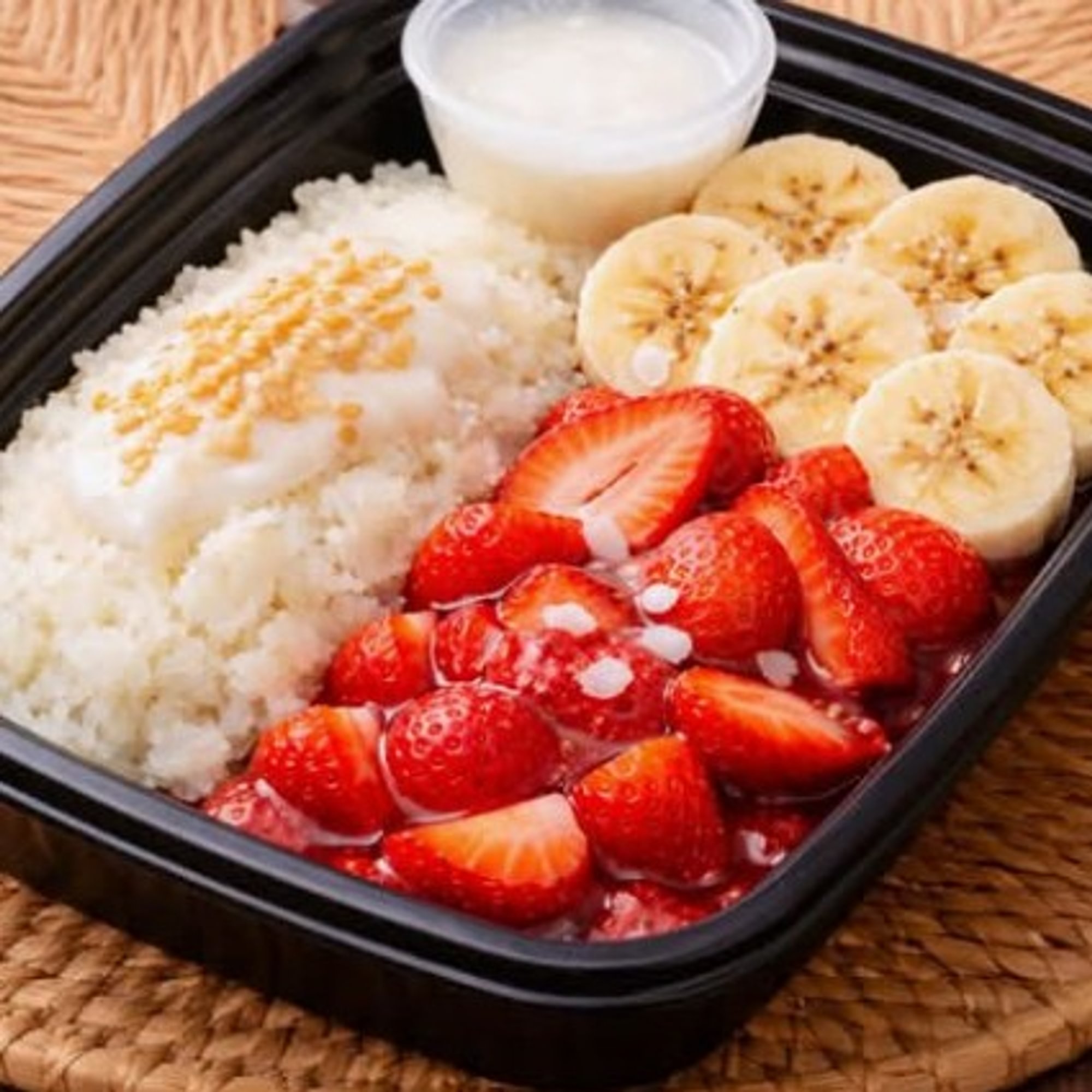 Thai Strawberry Banana Coconut Sticky Rice (New!!)