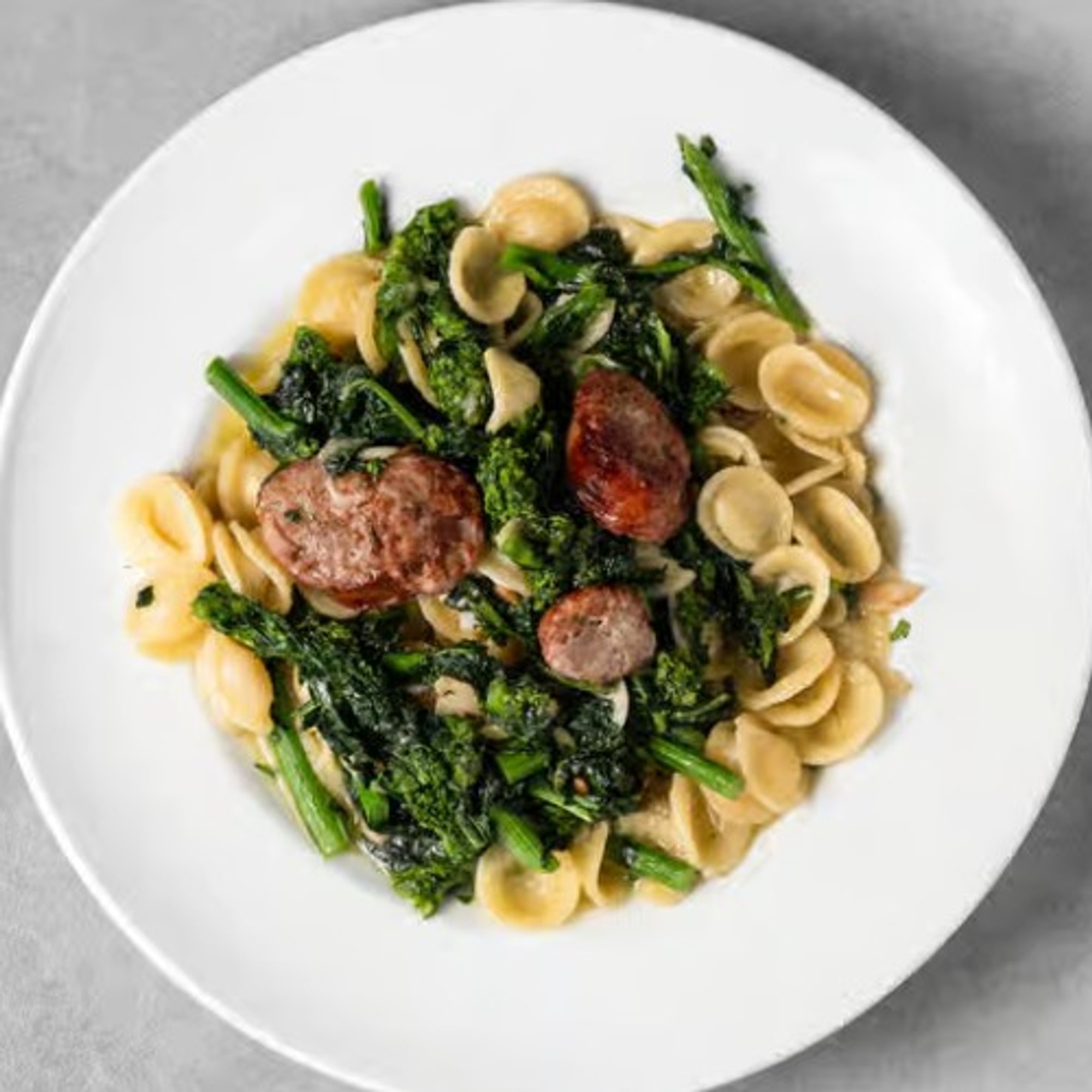 Orecchiette with Broccoli Rabe and Sausage
