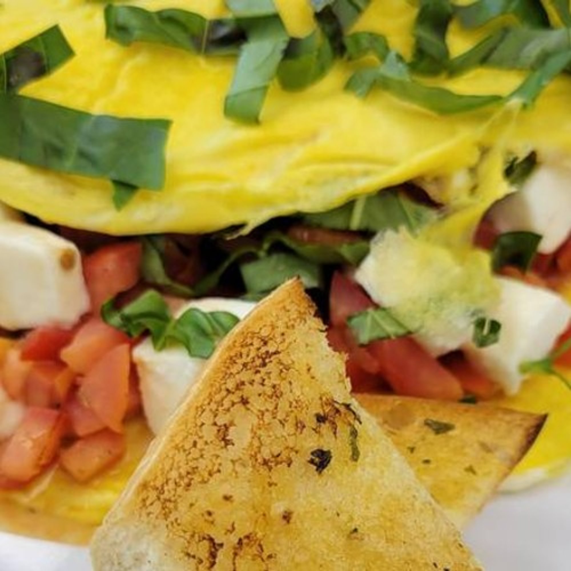 Margherita Omelet Breakfast