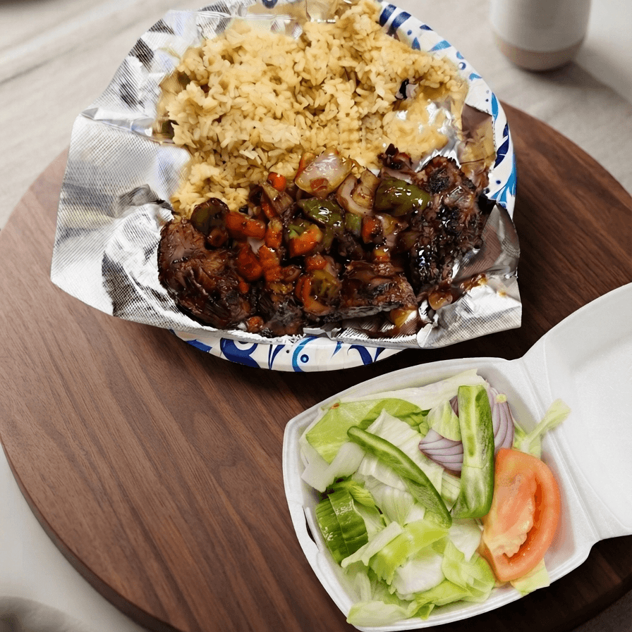 Steak Tips Kabob Dinner