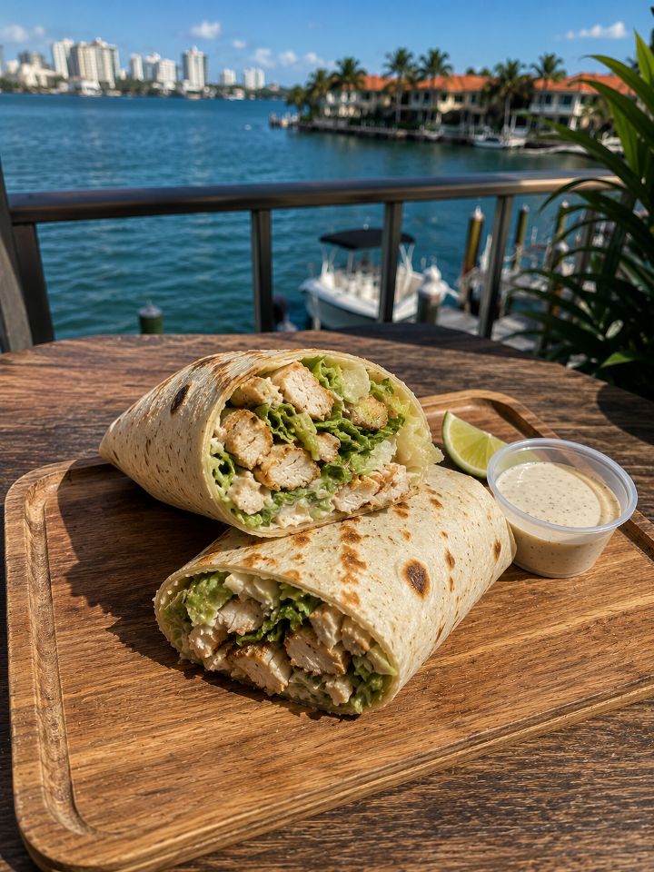Chicken Caeser Burrito
